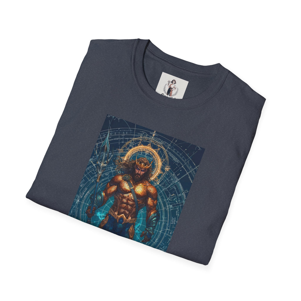 Aquaman Superhero Marvel Unisex Softstyle T-Shirt, Comic Book Tee, Geeky Clothing, Cosplay Costume Top