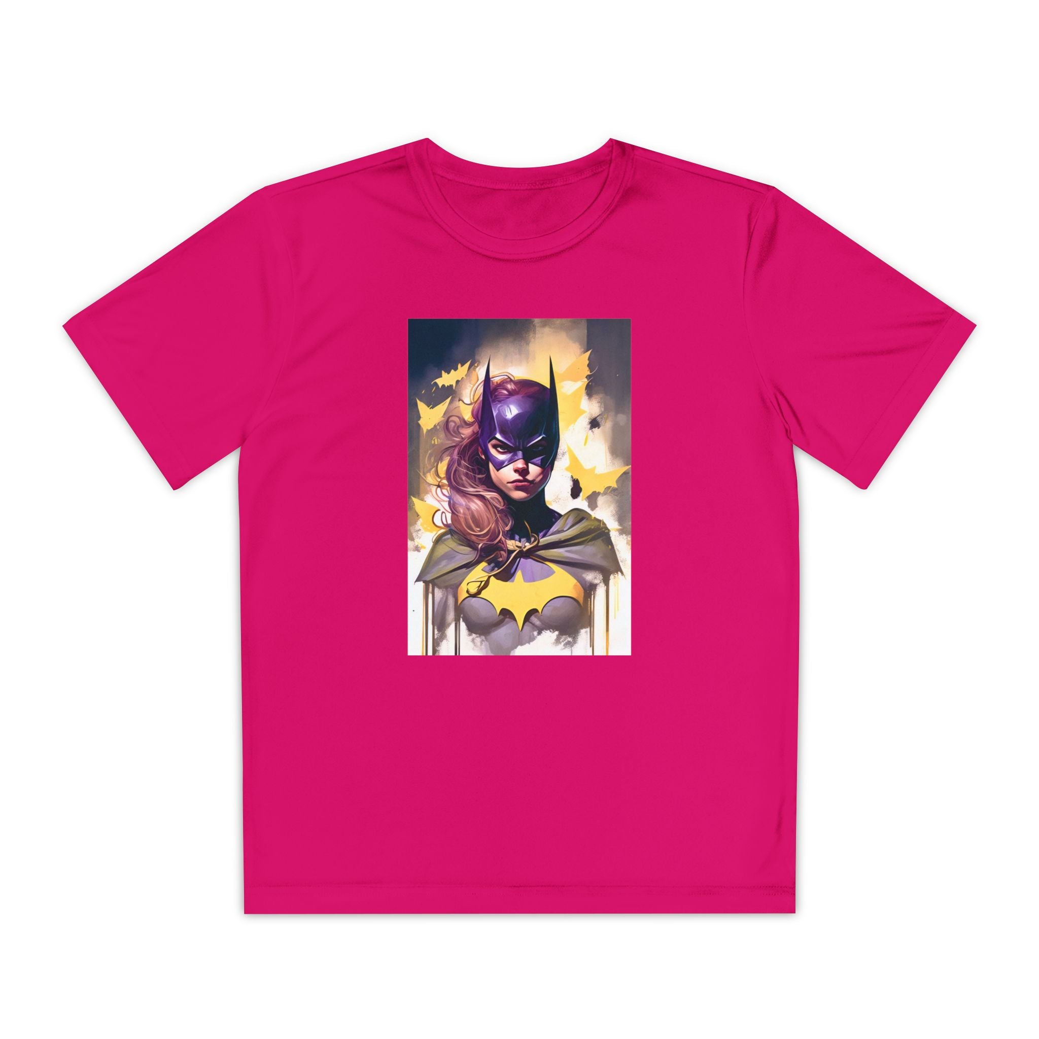 Superhero Youth T-Shirt Sports Graphic Tee, Cool Athletic Shirt for Kids