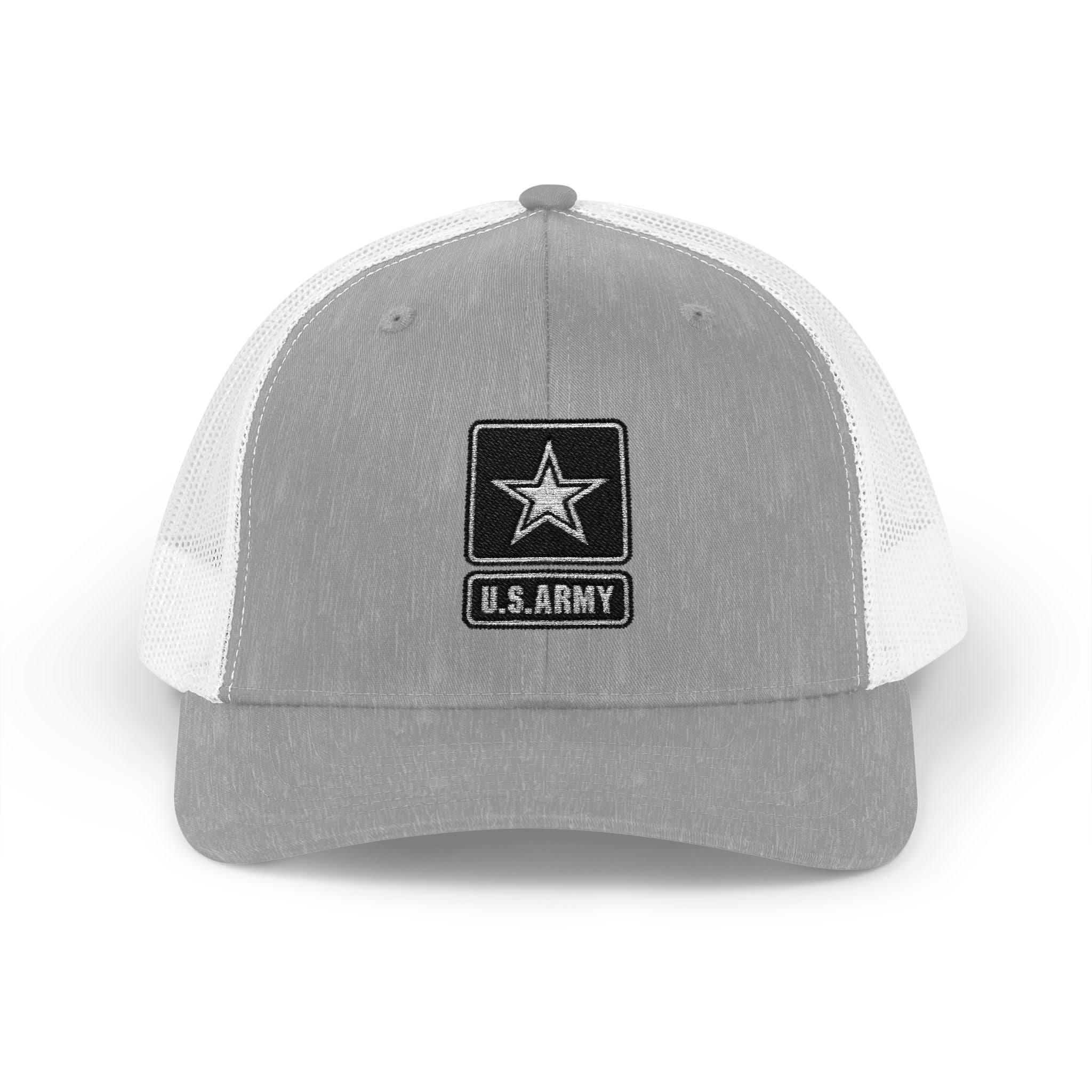US Army Snapback Trucker Cap with Thin Red Line Design, Ideal for First Responders, Supportive Gifts, Memorials, Everyday Wear