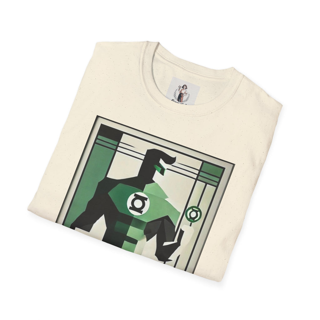 Green Lantern Superhero Marvel Unisex Softstyle T-Shirt, Comic Book Tee, Graphic Novel Shirt, Geeky Clothing, Cosplay Costume Top