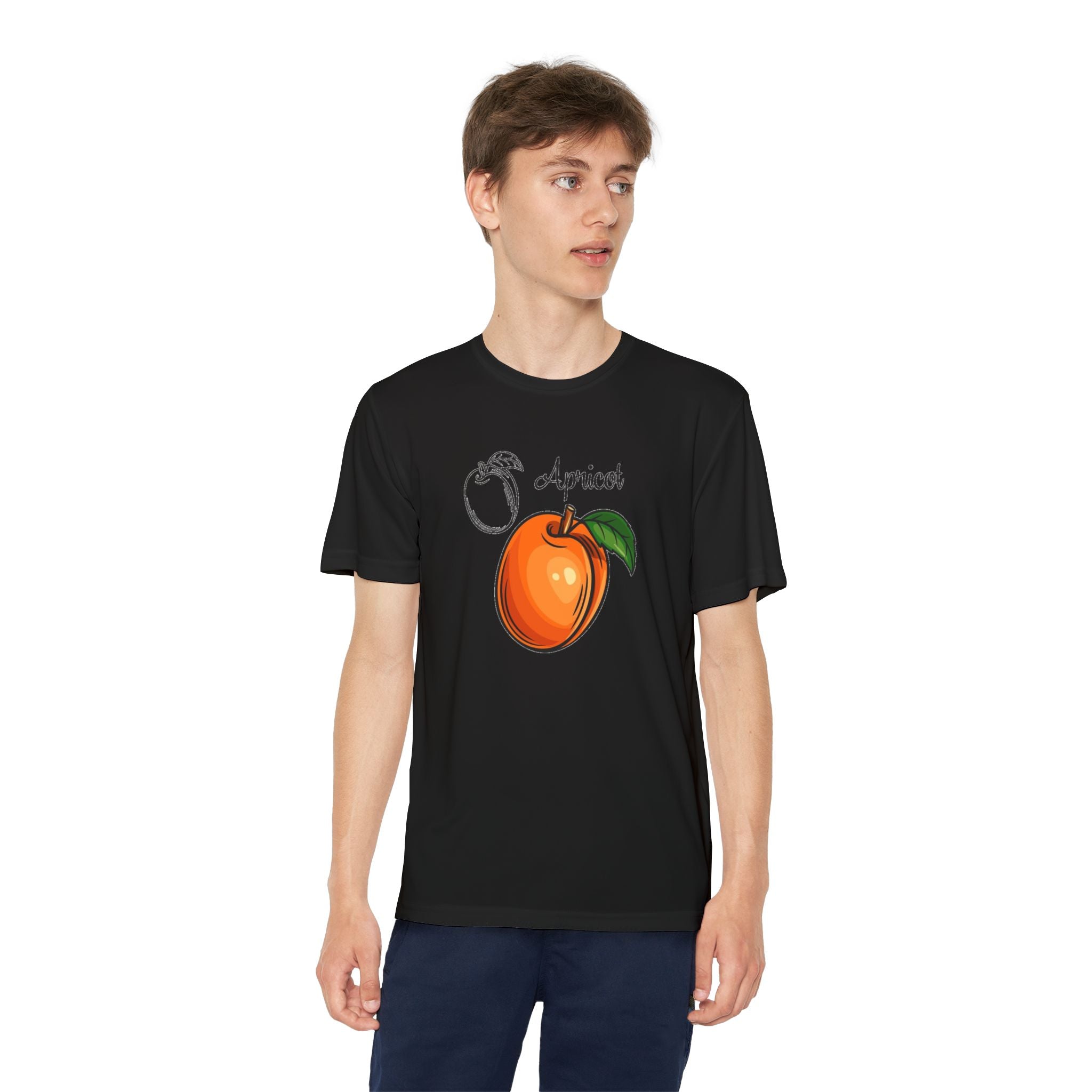 Apricot Youth T-Shirt Sports Graphic Tee, Cool Athletic Shirt for Kids, Perfect for Sports Events, Team Spirit