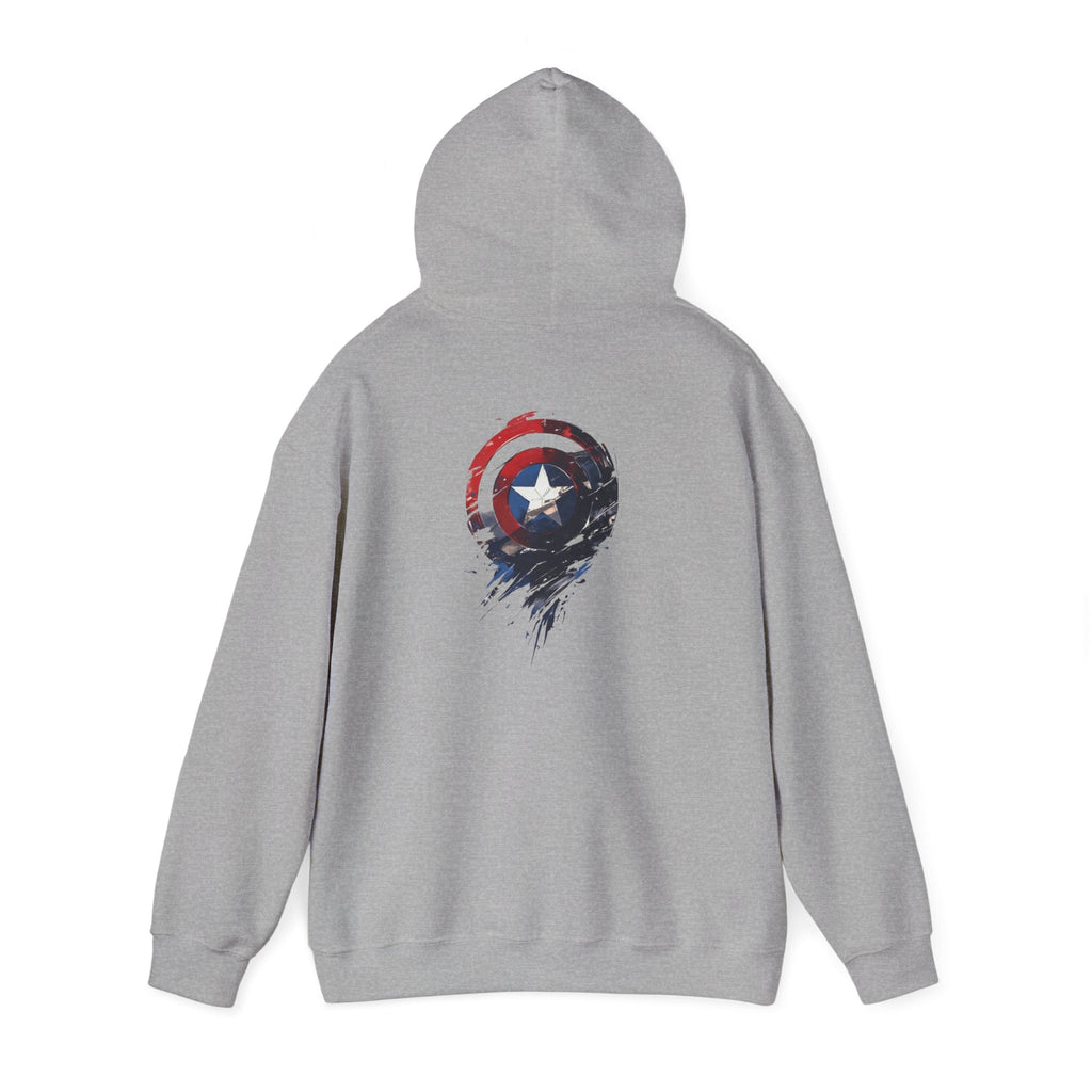 Hooded Sweatshirt - Captain America Design