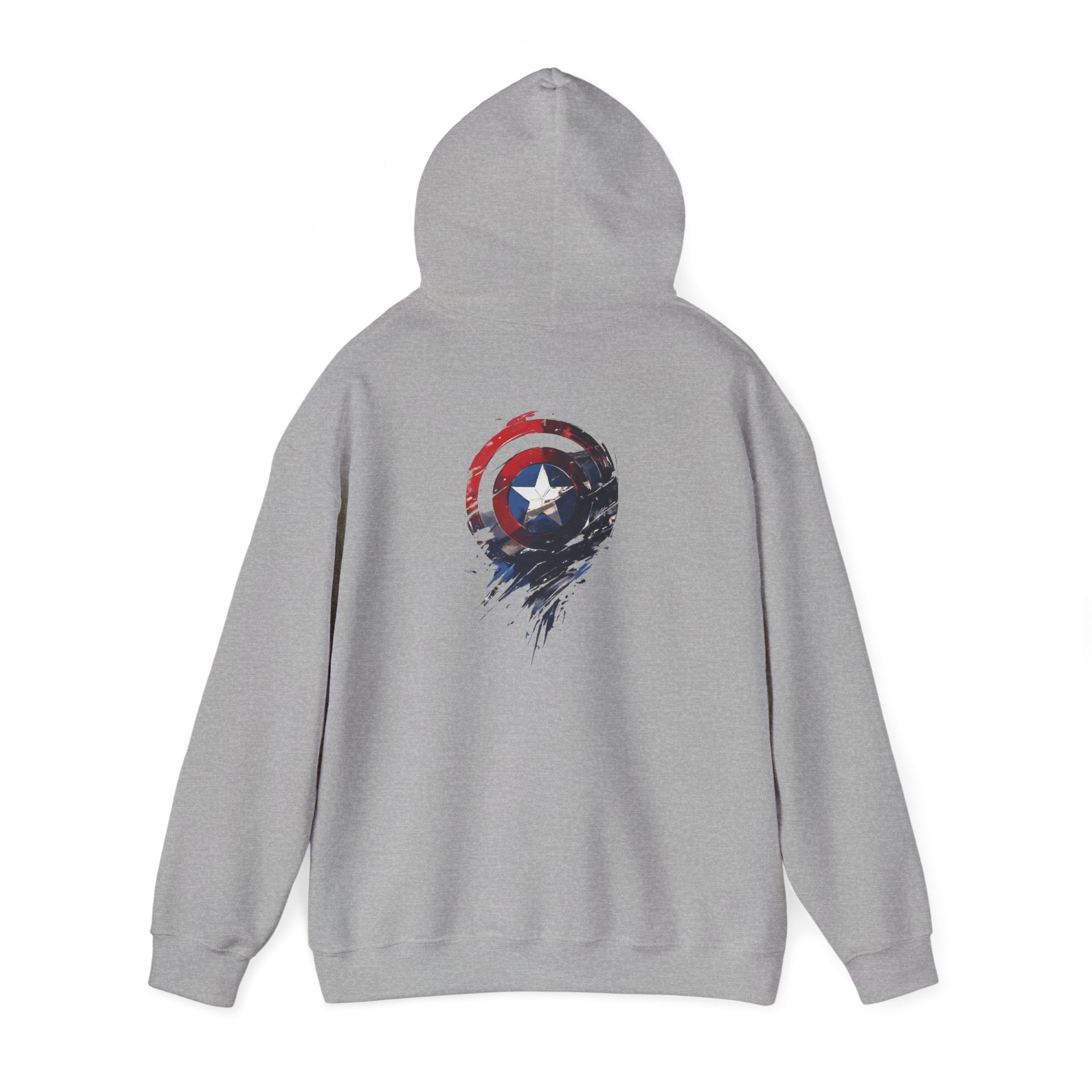 Hooded Sweatshirt - Captain America Design