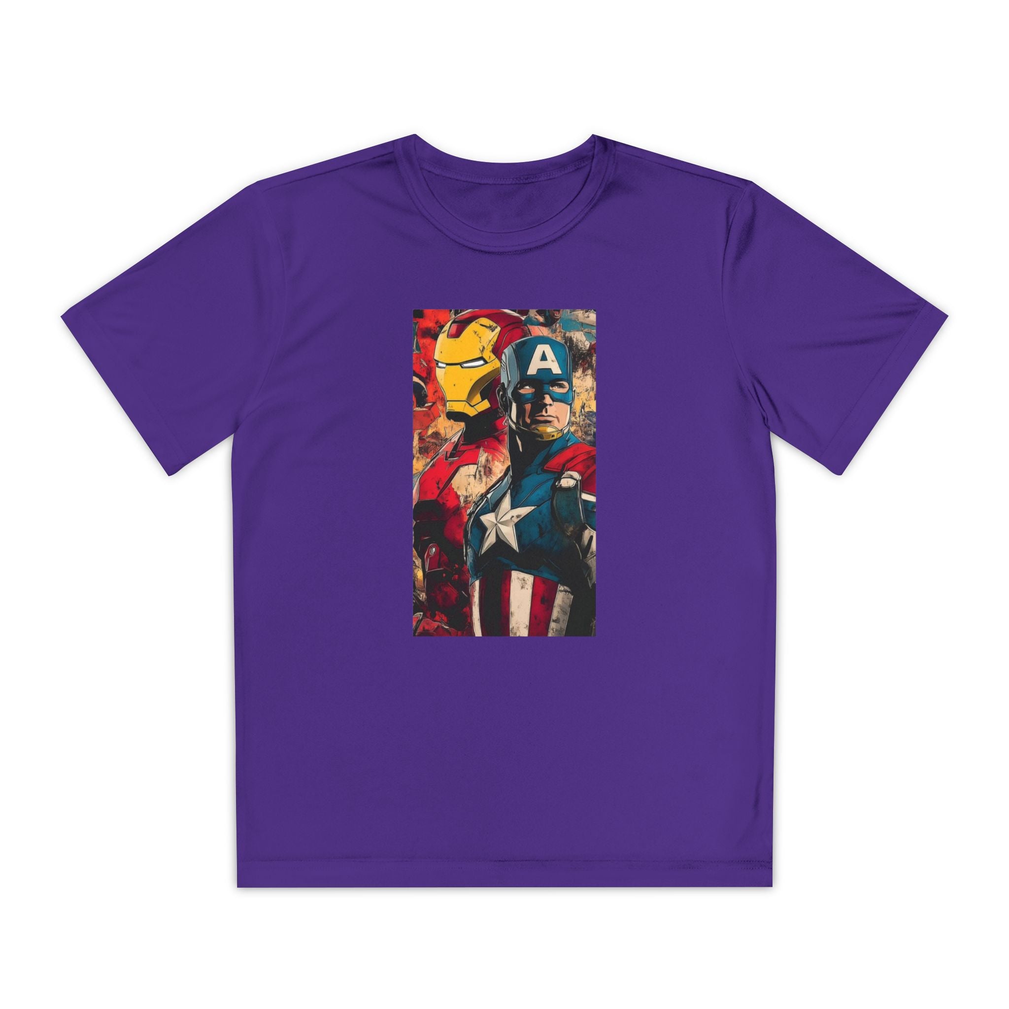 Advengers Youth T-Shirt Sports Graphic Tee, Cool Athletic Shirt for Kids, Perfect for Sports Events, Team Spirit