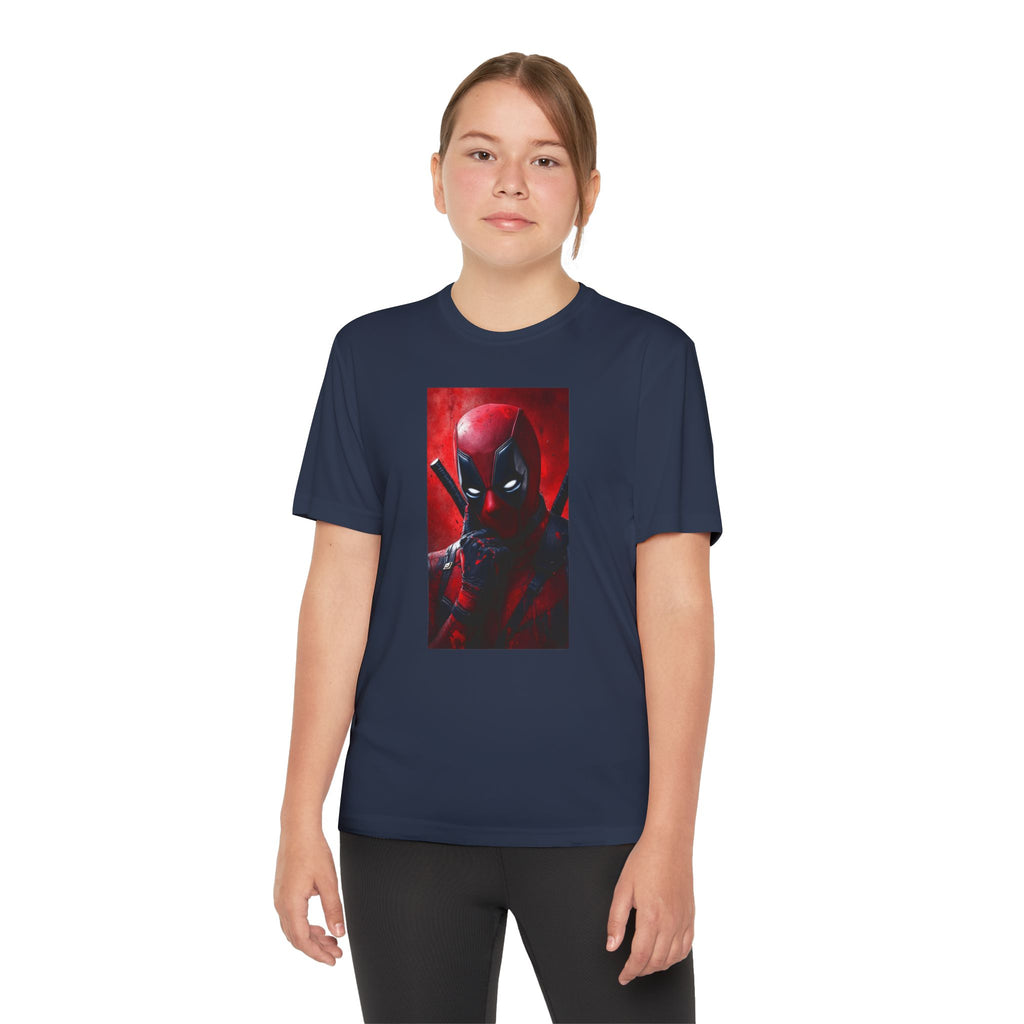 Deadpool Superhero Marvel Patriotic, Kids Graphic T-Shirt, Boys Hero Top, Girls Comic Book Clothing, Birthday