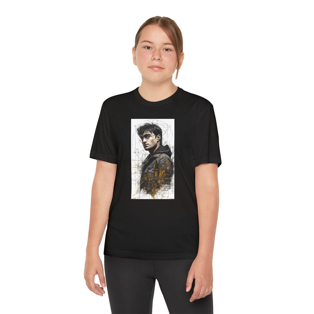 Youth Competitor Tee - Harry Potter, Wizard School Shirt, Magical Kids Top, Hogwarts Fan Gift, Sorcerer's Stone T-Shirt