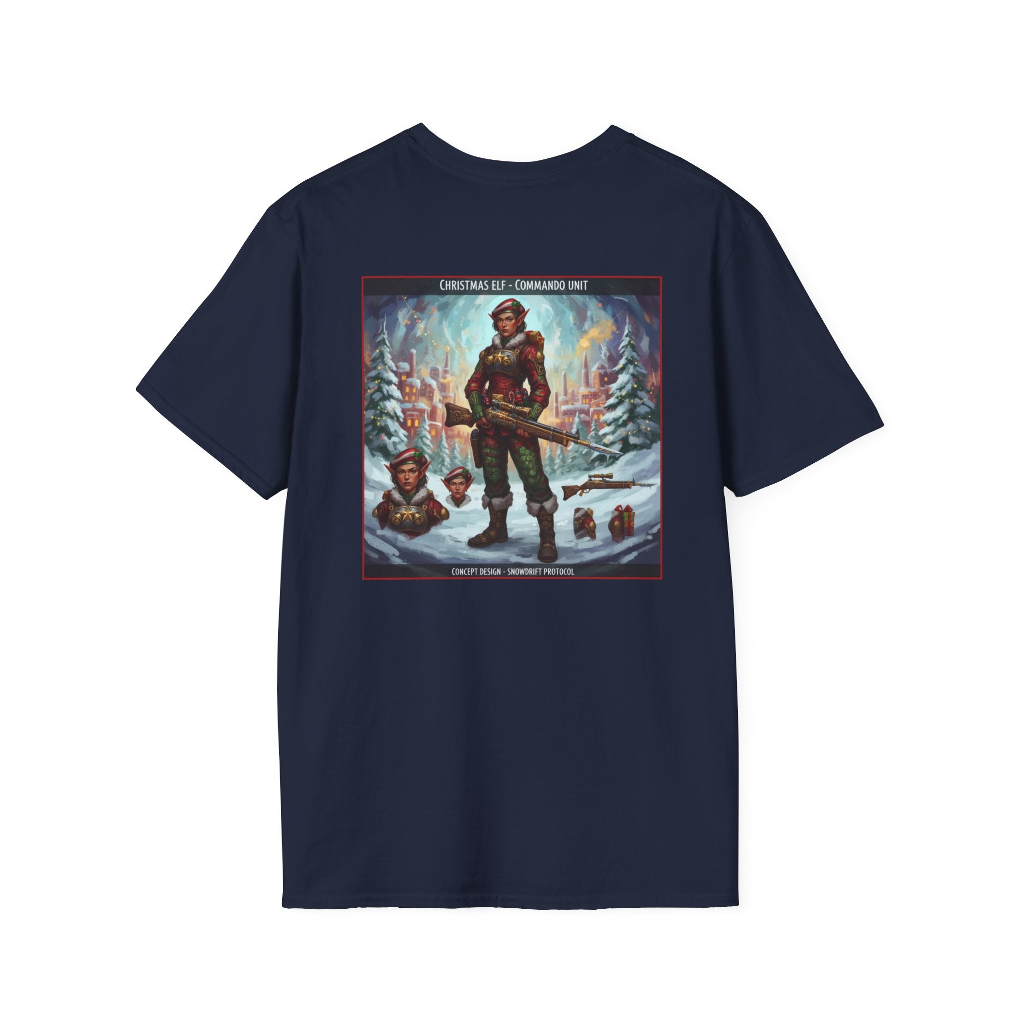 Yule Guard Patriotic Christmas Holiday ~ Unisex Softstyle T-Shirt
