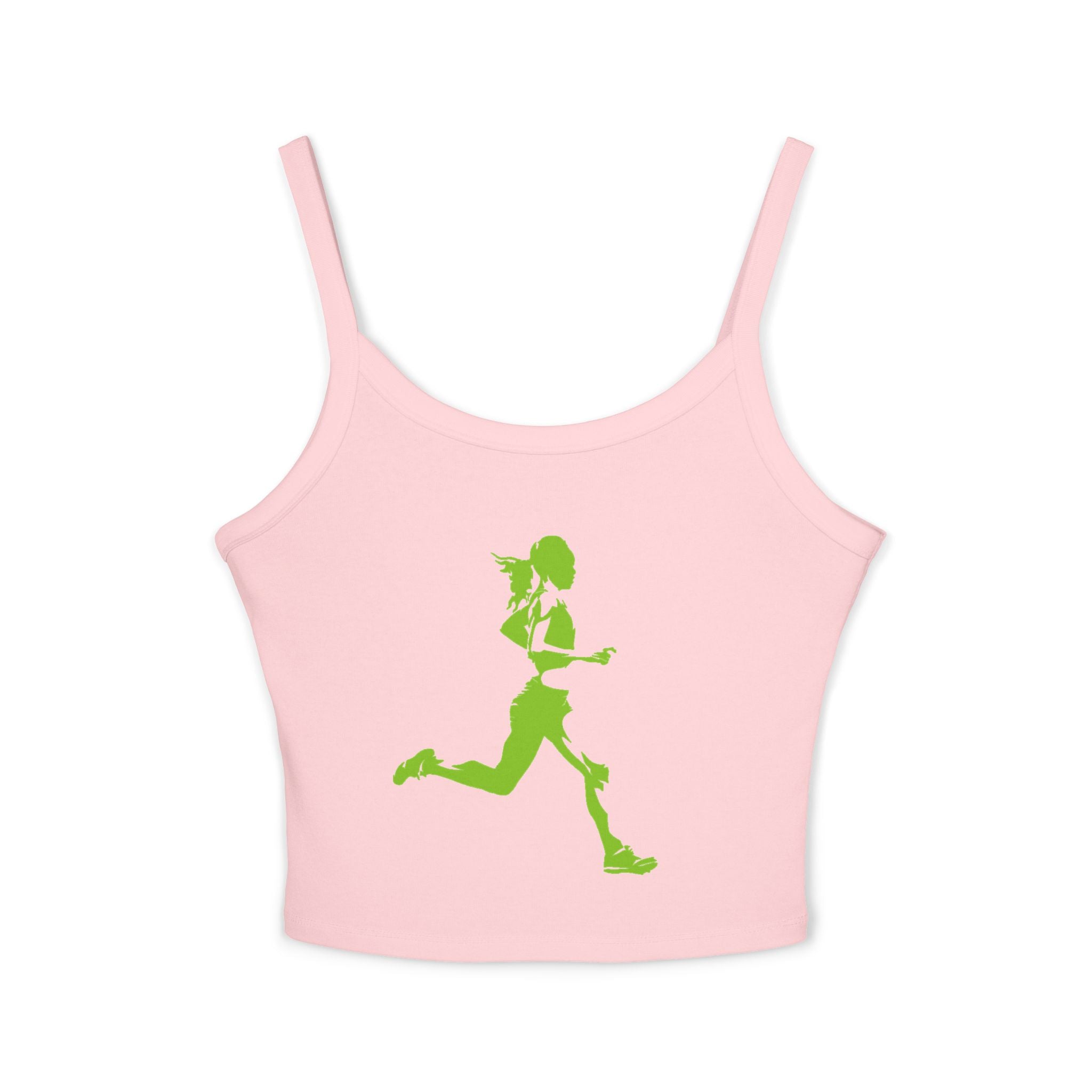 Running Woman Tank Top, Athletic Workout Top, Fitness Sleeveless Shirt, Jogging Muscle Tee, Exercise Gym Cami