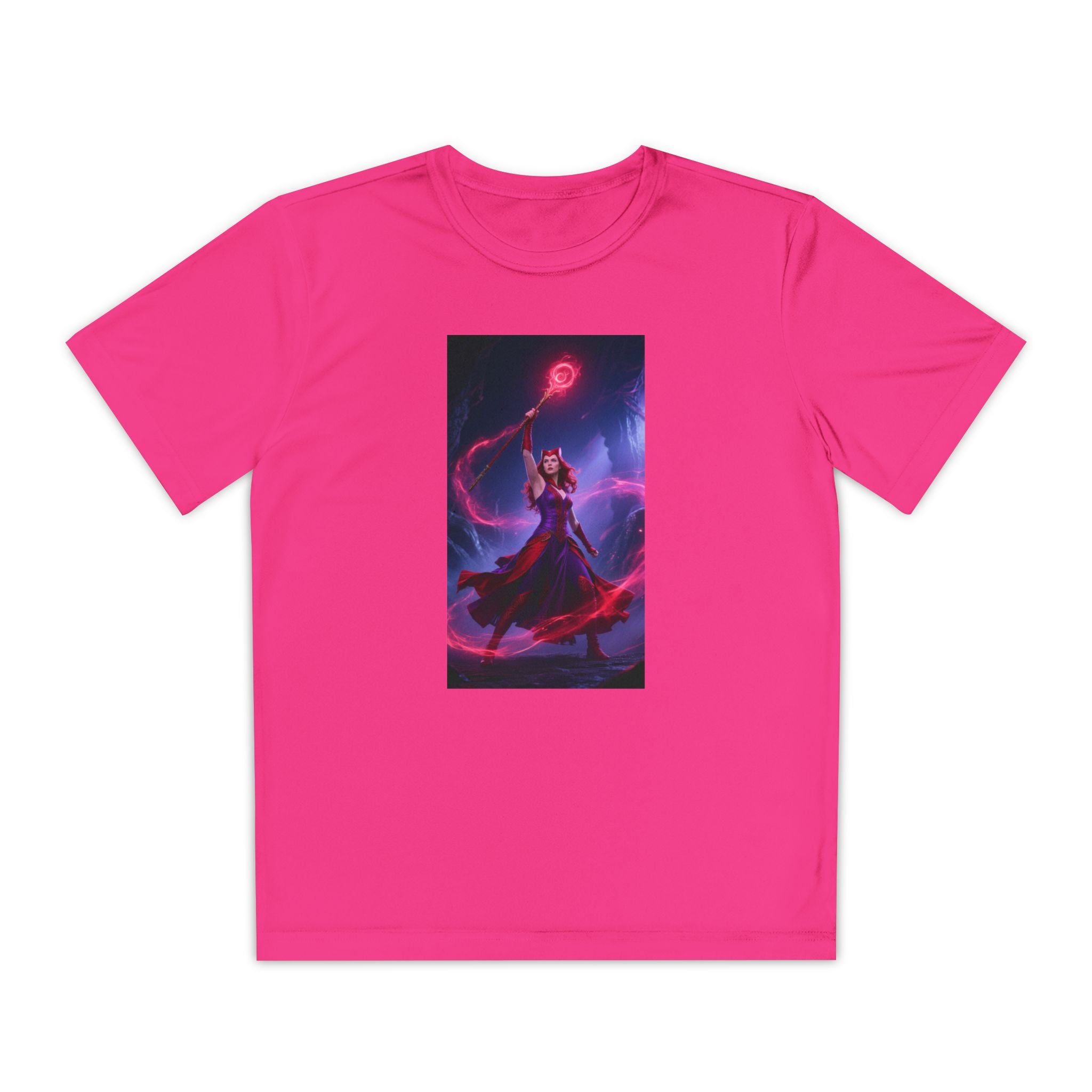 Superhero Youth T-Shirt Sports Graphic Tee, Cool Athletic Shirt for Kids