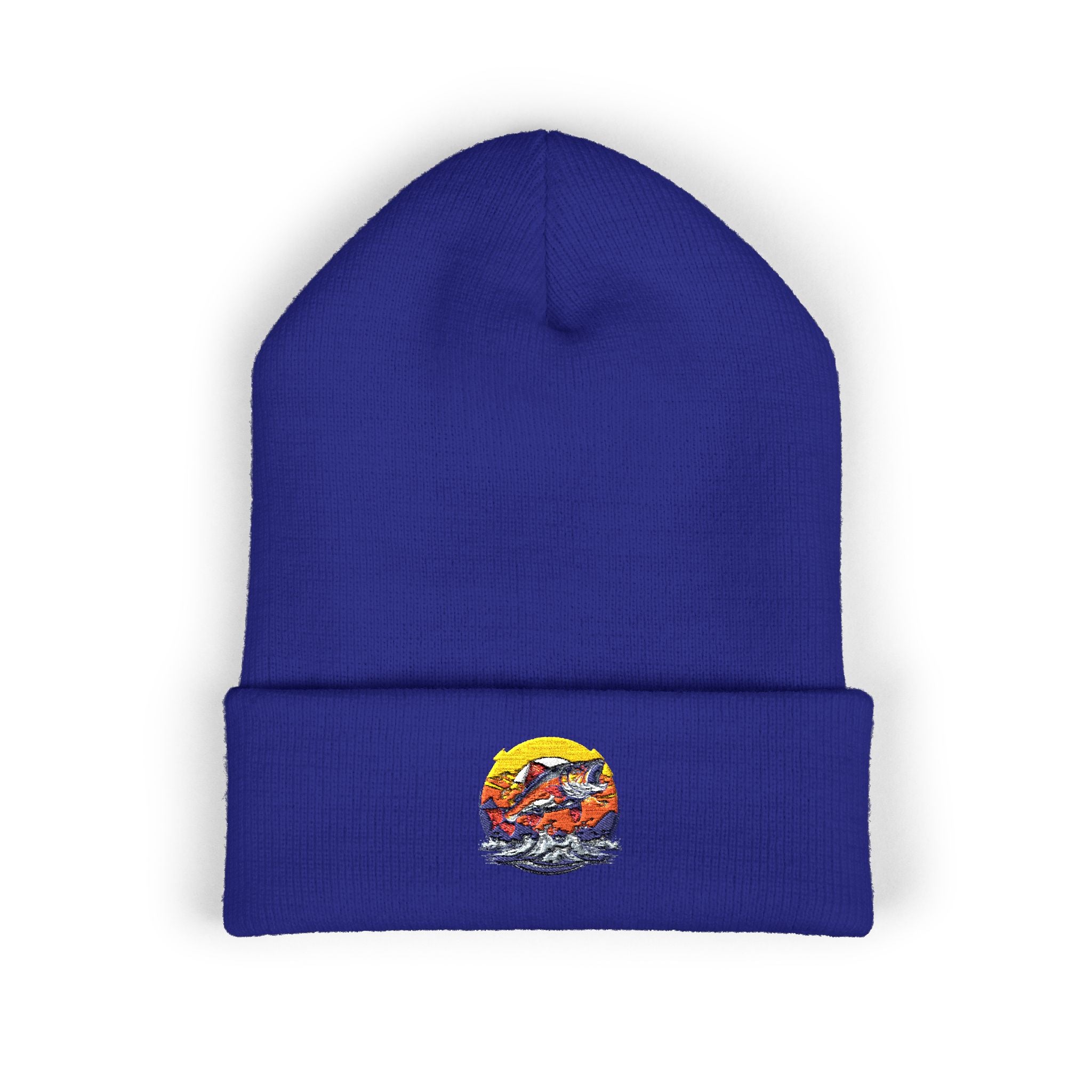 Embroidered Fishing Beanie, Fisherman Gift, Outdoor Apparel, Fishing Gear, Angler Hat, Fishing Lure Beanie
