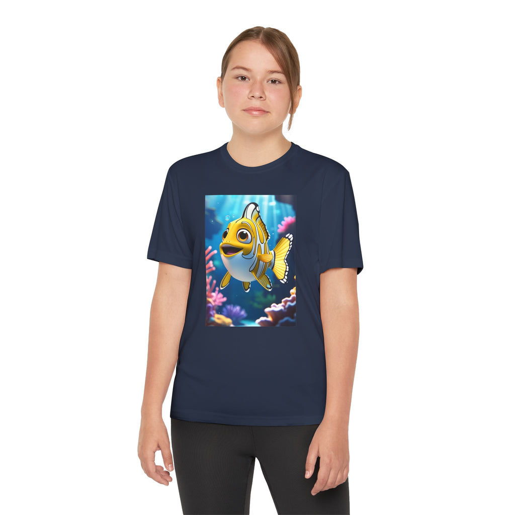 Nemo Fish Ocean Youth T-Shirt - Underwater Kids Tee, Finding Nemo Shirt, Beach Vacation Clothing, Ocean Lover Gift, Fish Theme Top