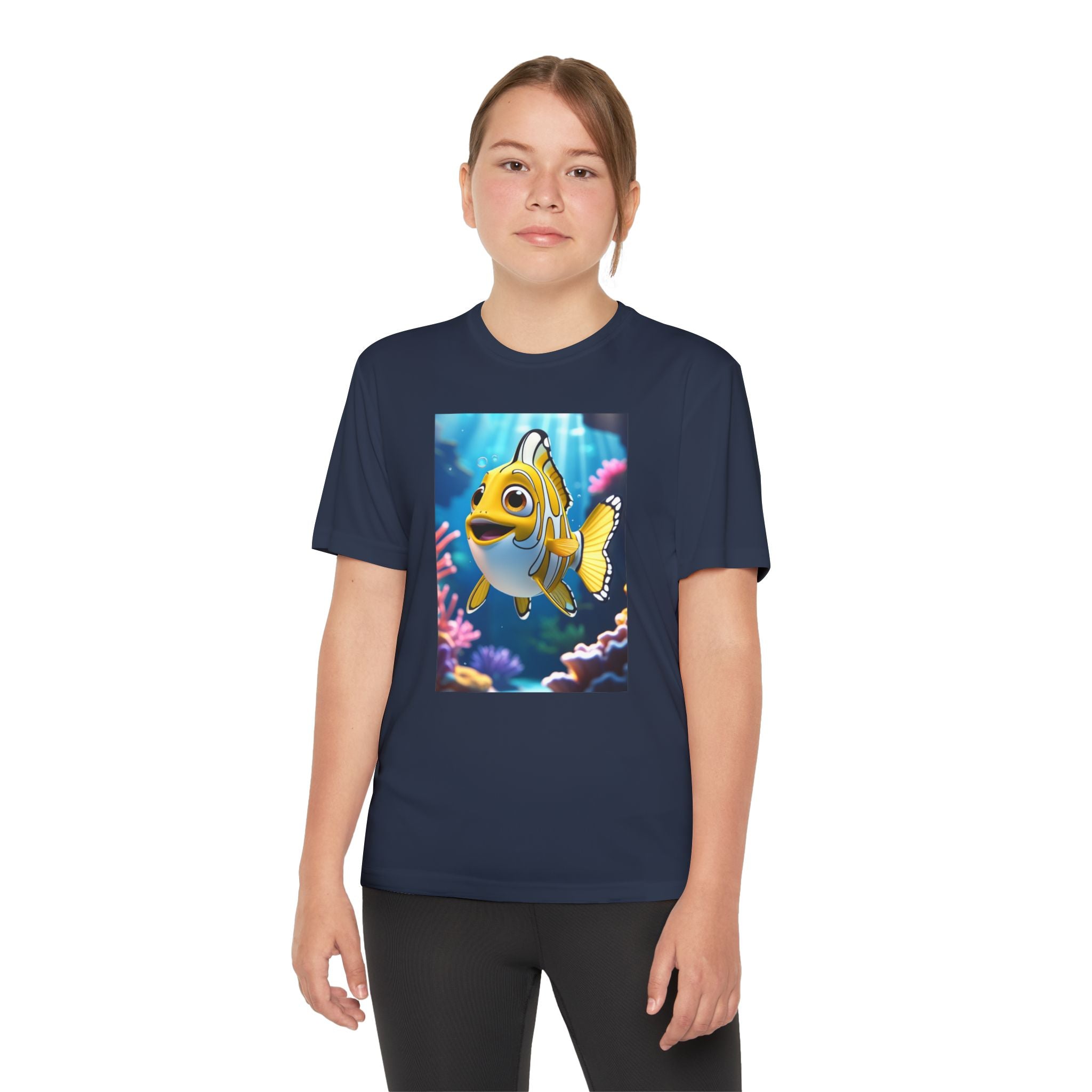 Nemo Fish Ocean Youth T-Shirt - Underwater Kids Tee, Finding Nemo Shirt, Beach Vacation Clothing, Ocean Lover Gift, Fish Theme Top