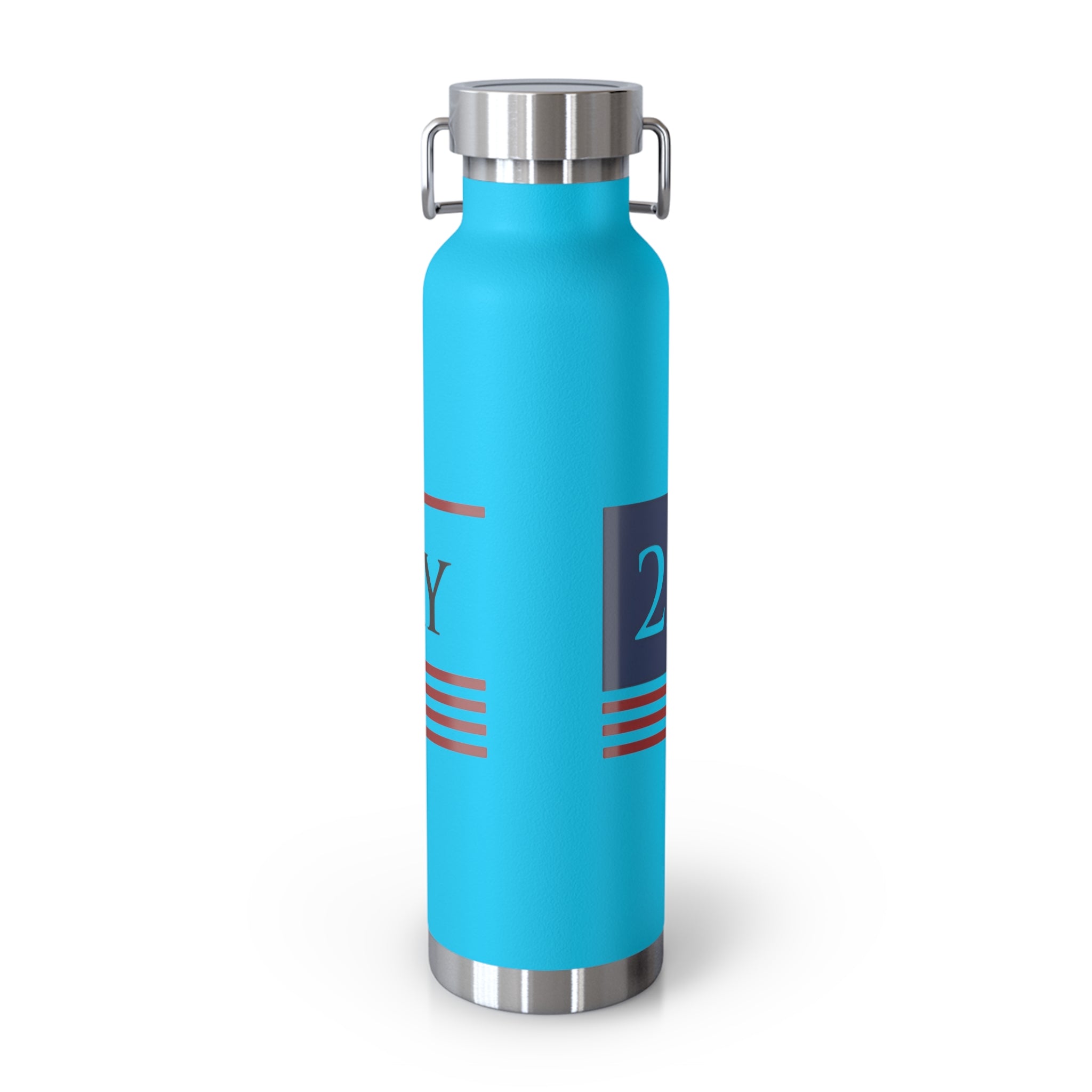 22 A Day Patriotic Copper Insulated Water Bottle