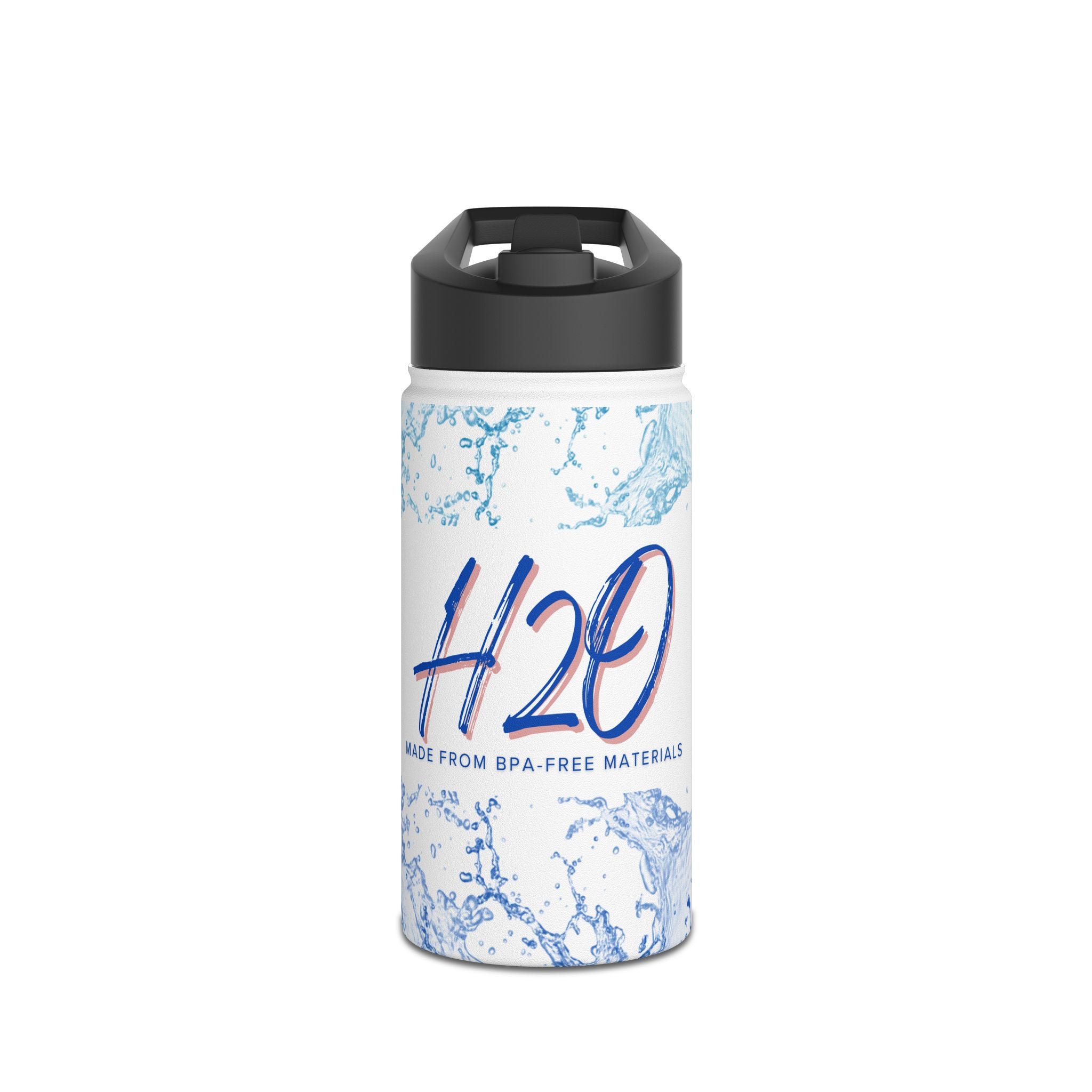 H2O Stainless Steel Water Bottle, Eco-Friendly Hydration for Travel, Sports, Yoga, Gifts, Outdoor Adventures