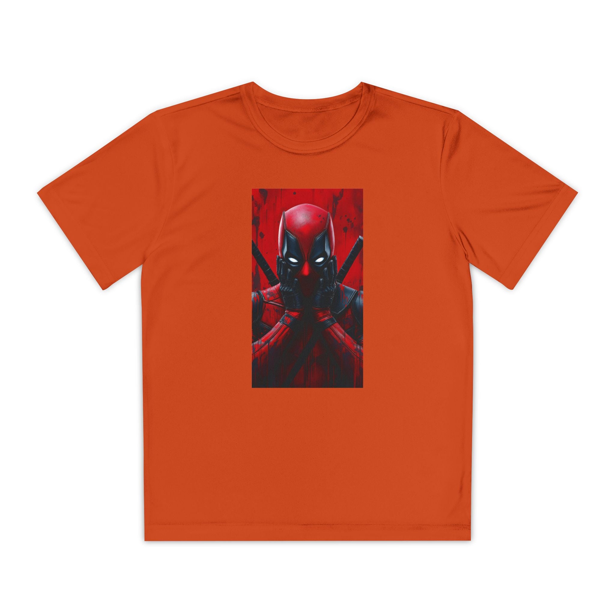Deadpool Superhero Marvel Patriotic, Kids Graphic T-Shirt, Boys Hero Top, Girls Comic Book Clothing, Birthday