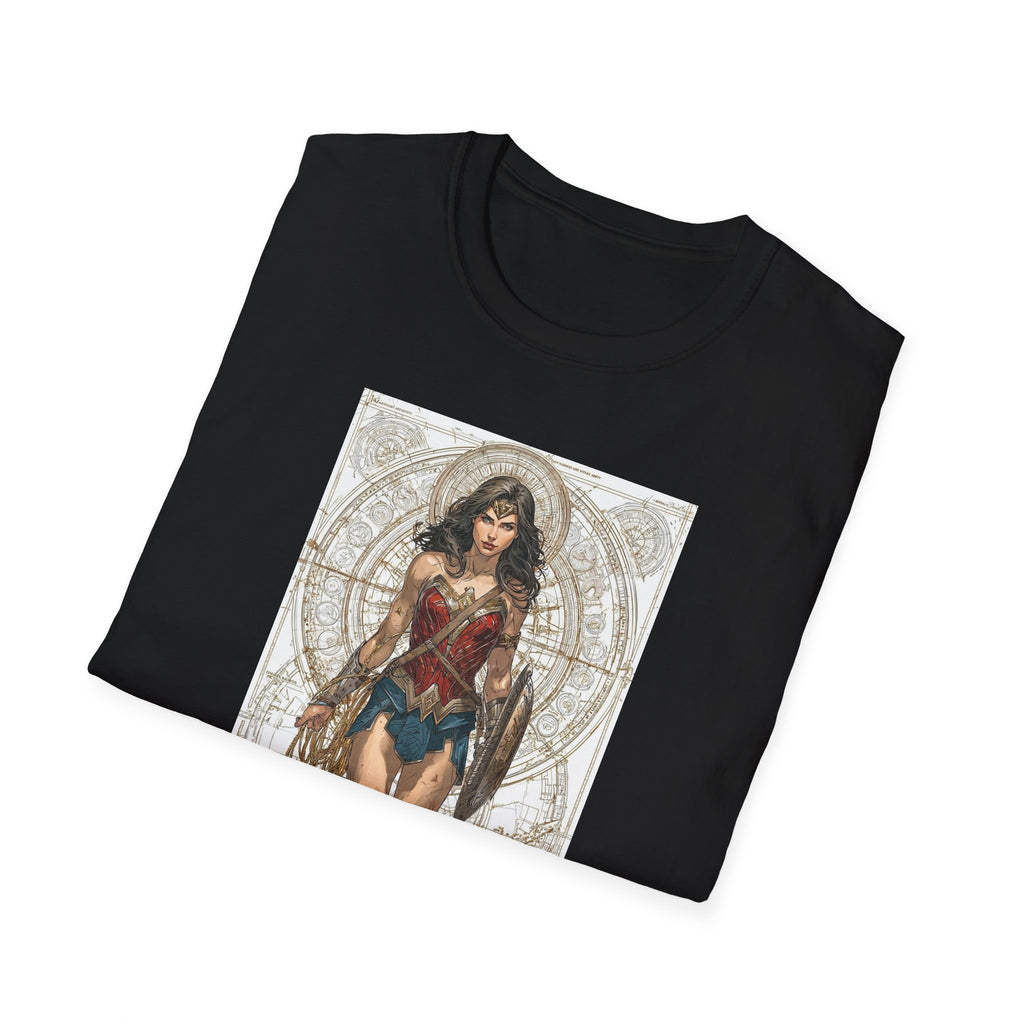 Wonder Woman Marvel T-Shirt - Comic Book Hero Unisex Tee, Graphic Top for Fans, Gift for Geeks, Justice League Shirt, Dark Knight