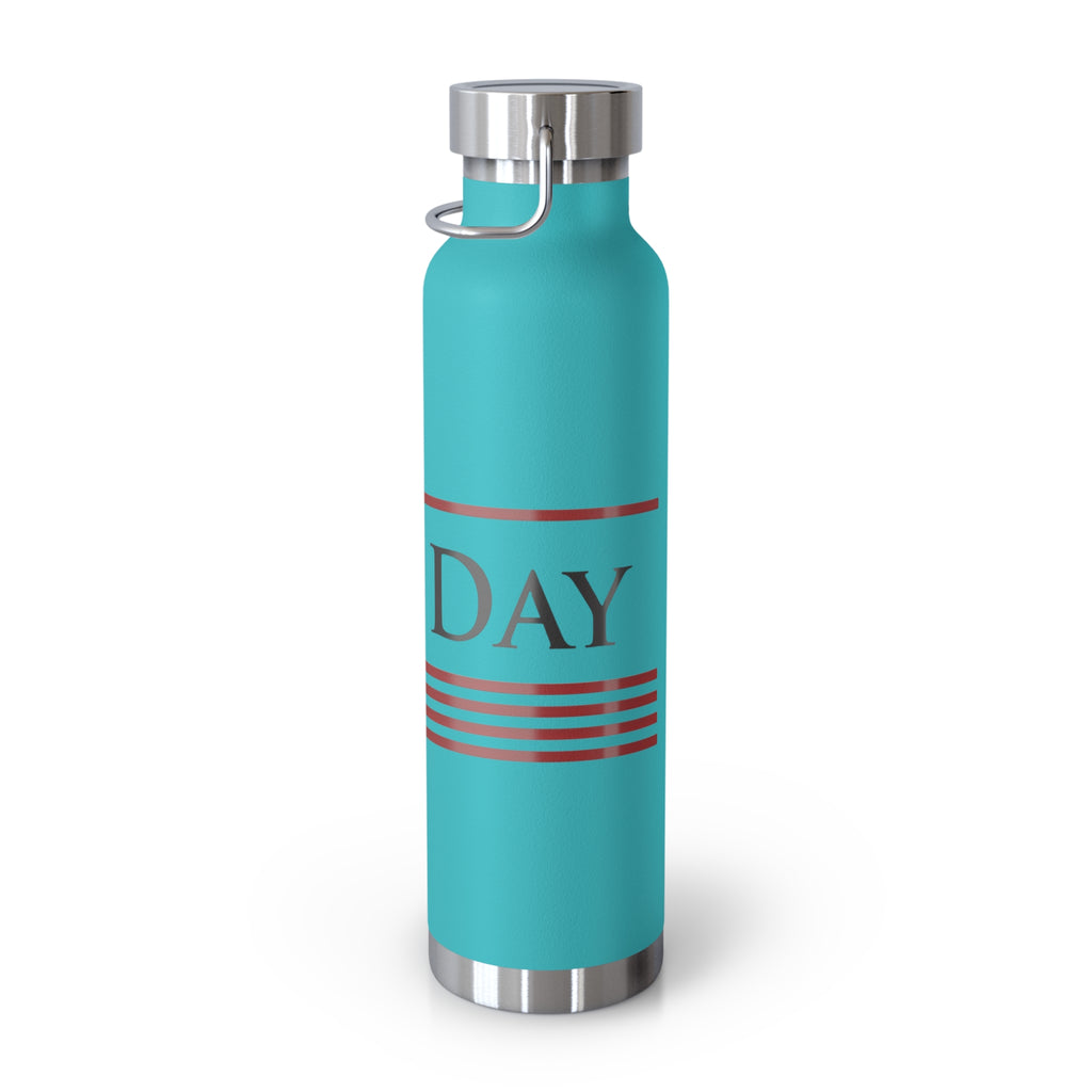 22 A Day Patriotic Copper Insulated Water Bottle