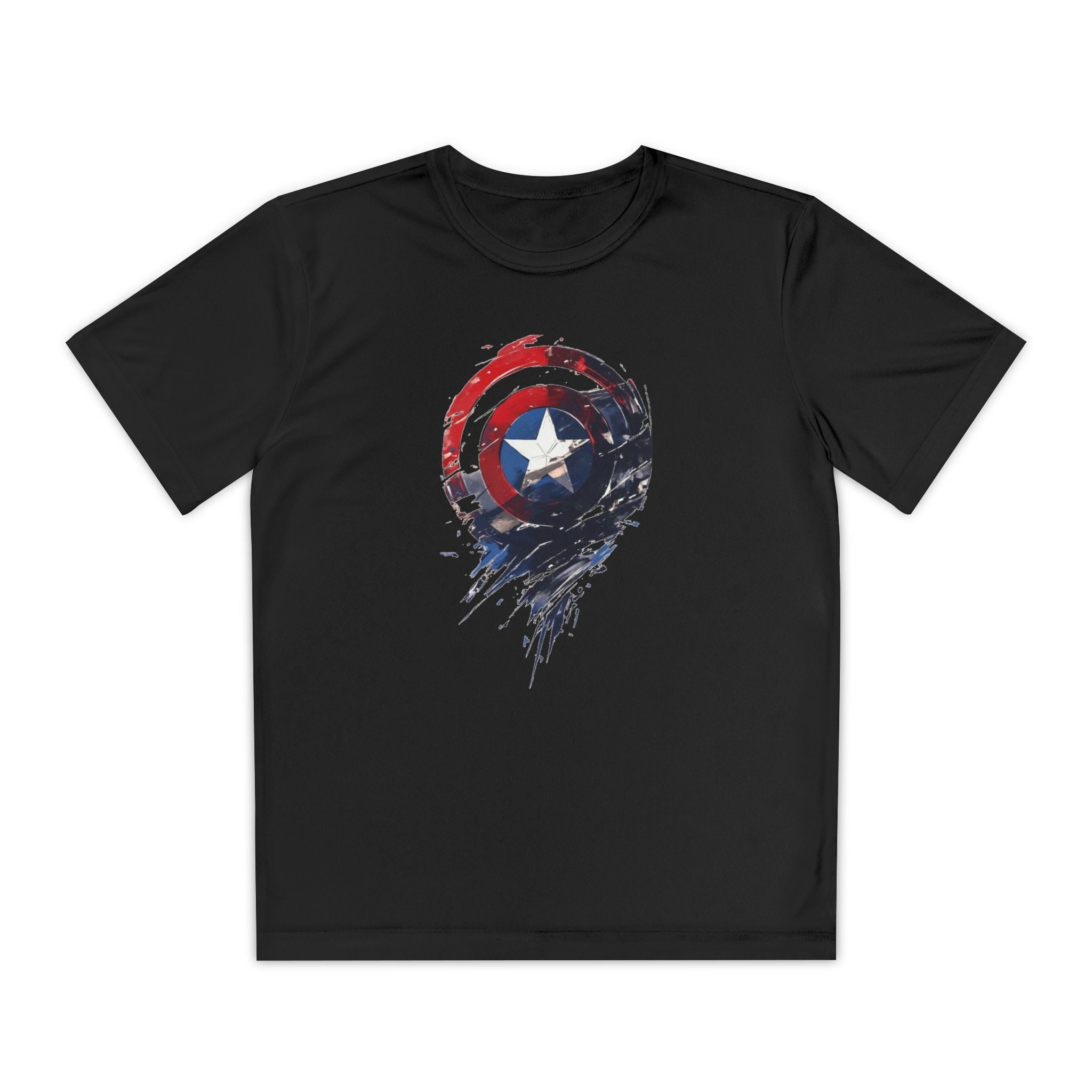 Advengers Youth T-Shirt Sports Graphic Tee, Cool Athletic Shirt for Kids