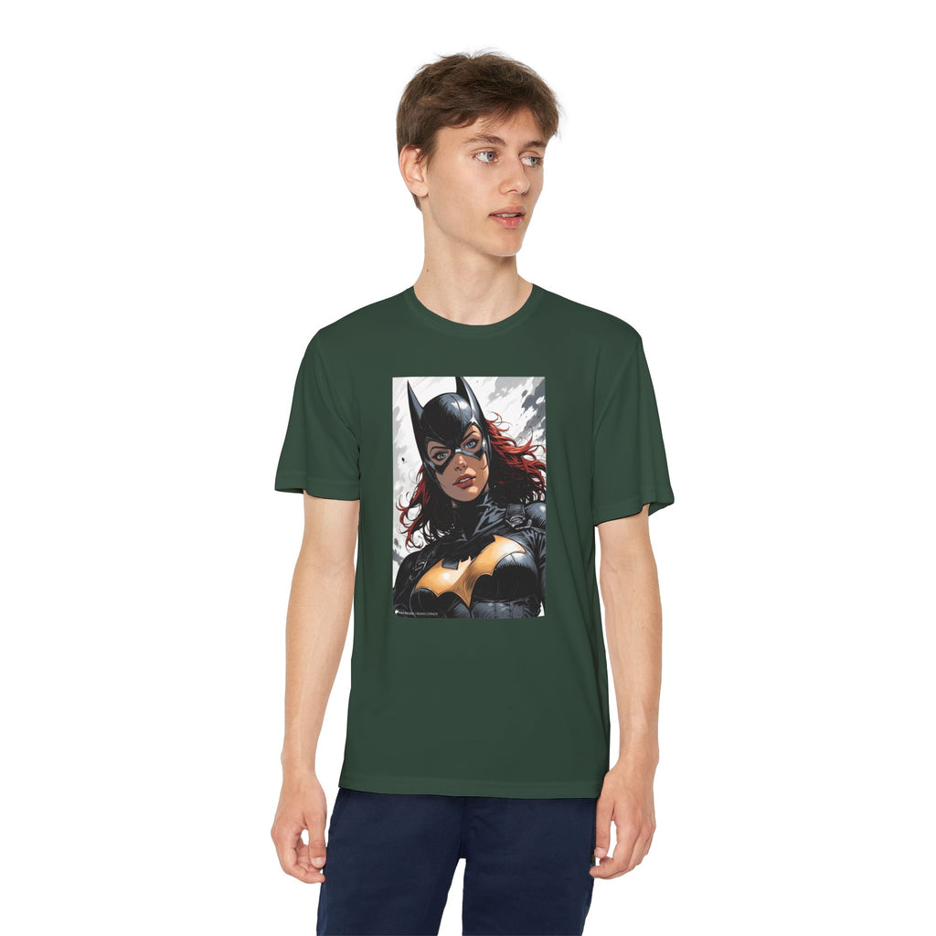 Superhero Youth T-Shirt Sports Graphic Tee, Cool Athletic Shirt for Kids