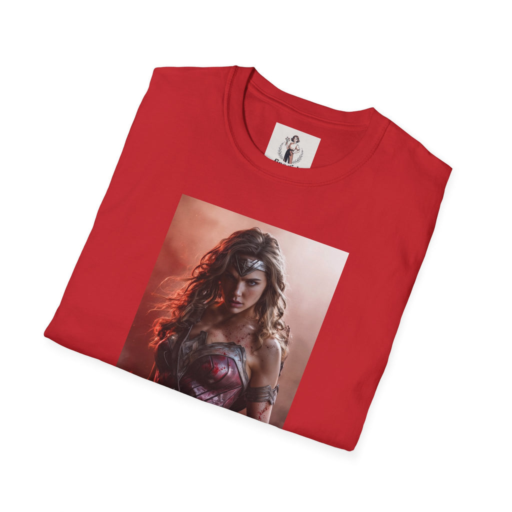 Wonder Woman Marvel Unisex Softstyle T-Shirt, Comic Book Tee, Geeky Clothing, Cosplay Costume Top