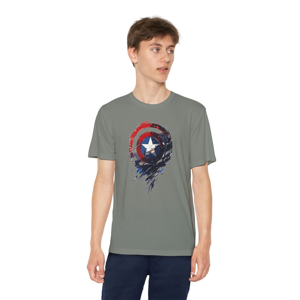 Advengers Youth T-Shirt Sports Graphic Tee, Cool Athletic Shirt for Kids