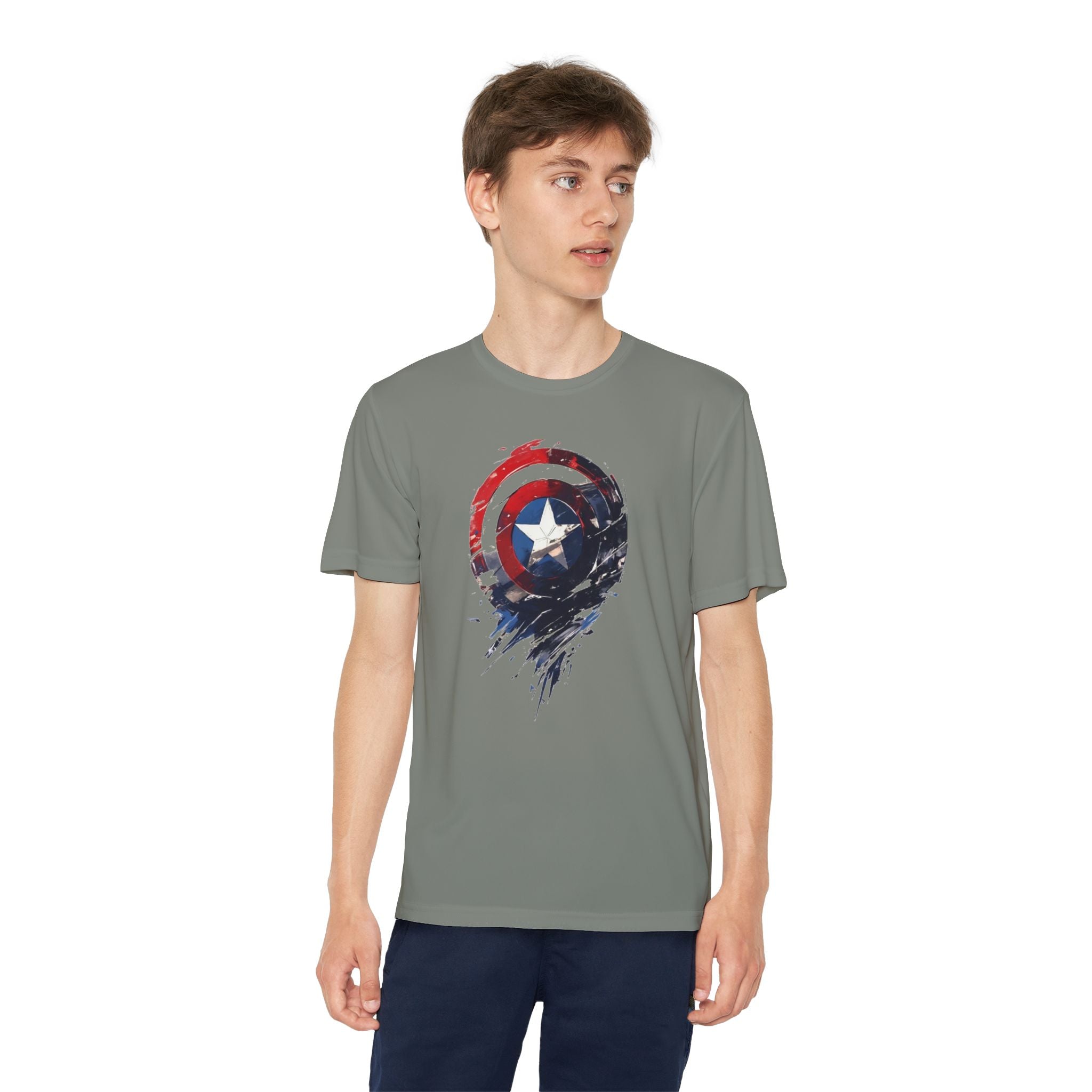 Advengers Youth T-Shirt Sports Graphic Tee, Cool Athletic Shirt for Kids
