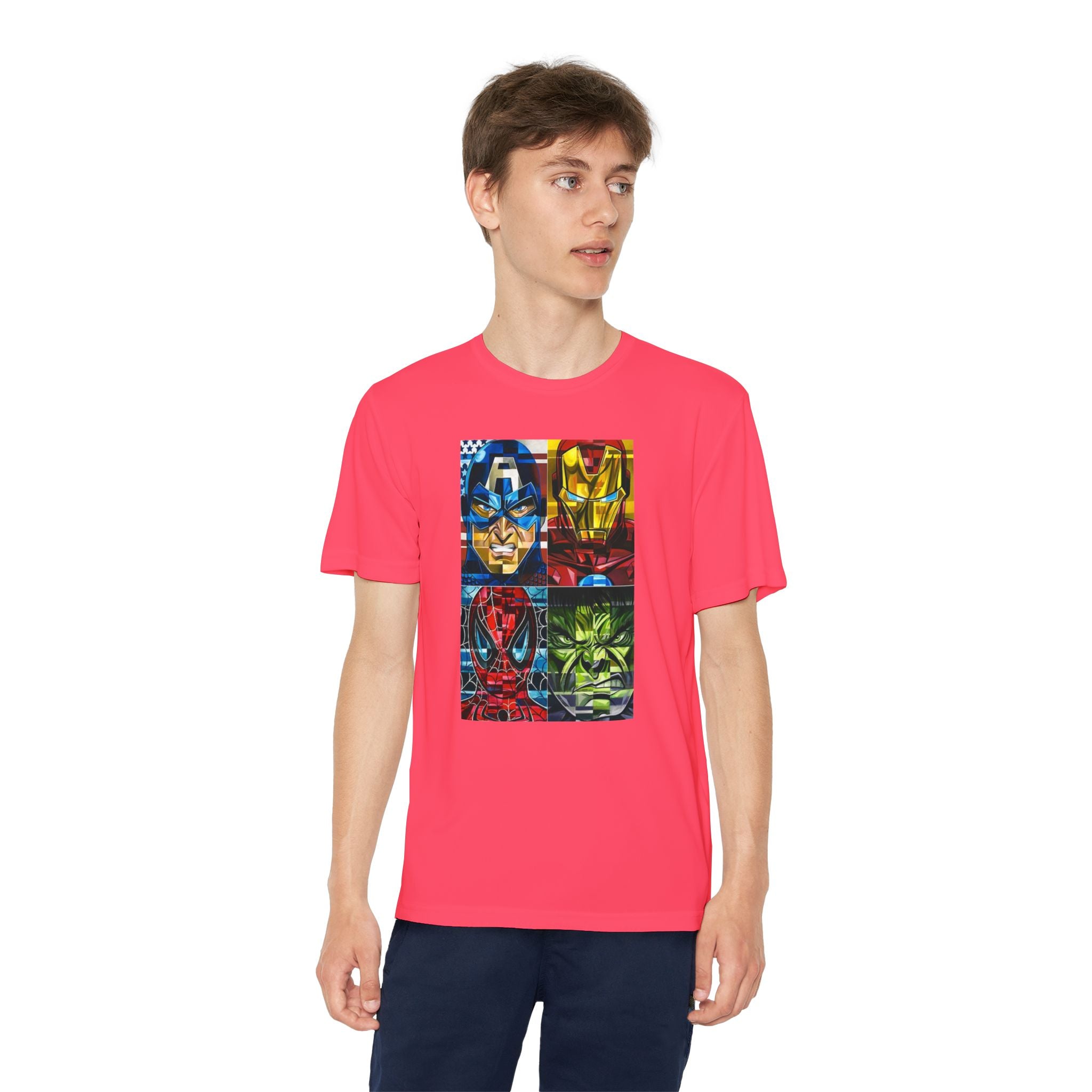 Advengers Youth T-Shirt Sports Graphic Tee, Cool Athletic Shirt for Kids, Perfect for Sports Events, Team Spirit