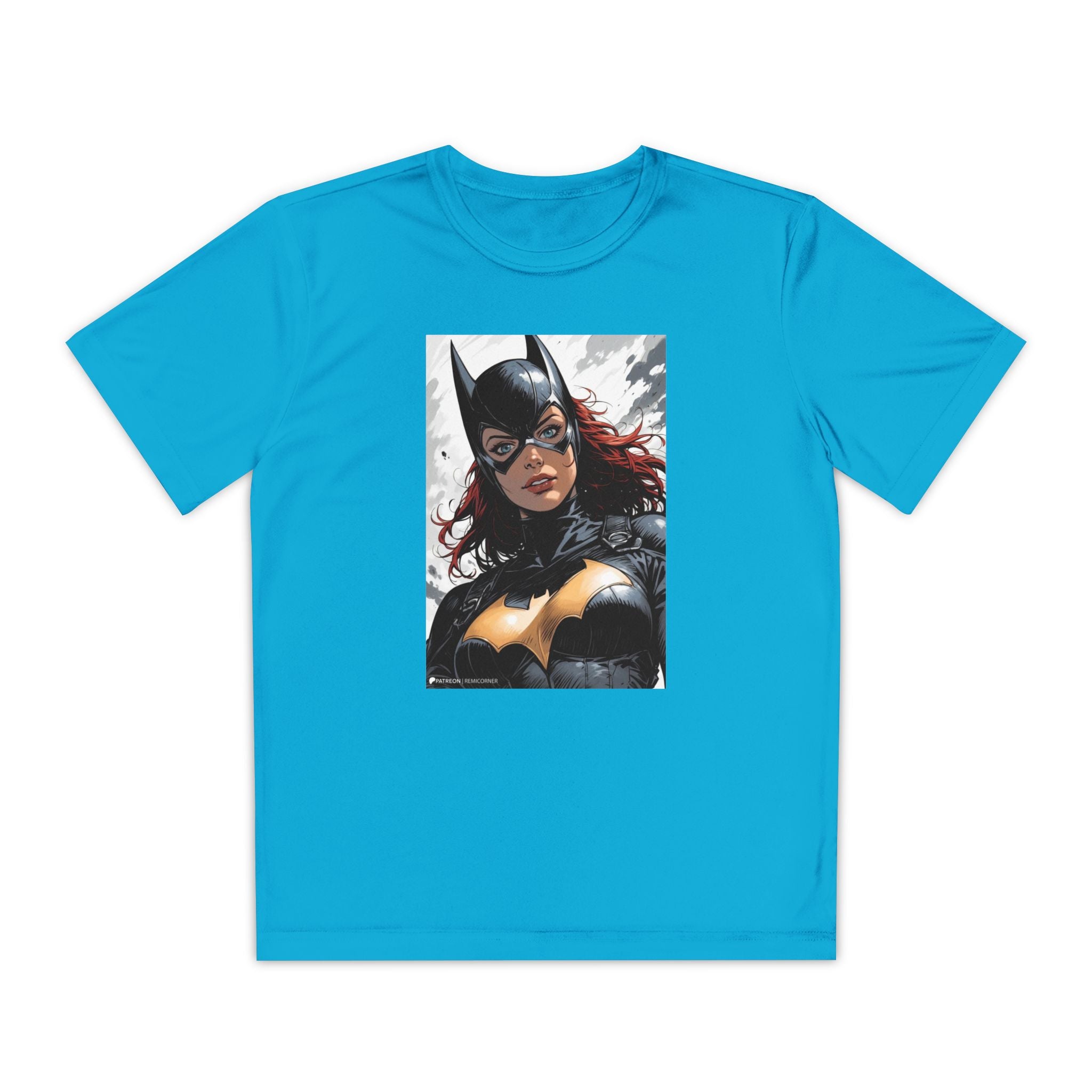 Superhero Youth T-Shirt Sports Graphic Tee, Cool Athletic Shirt for Kids