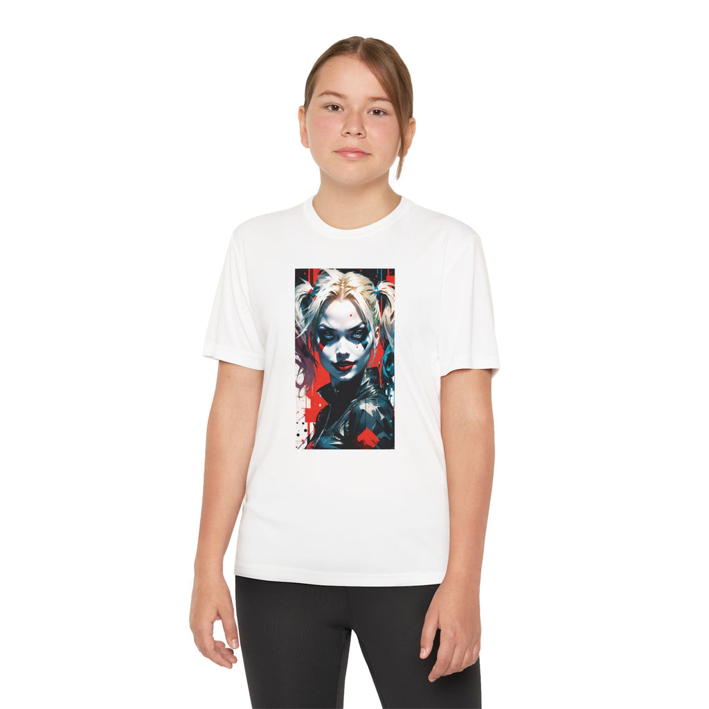 Superhero Youth T-Shirt Sports Graphic Tee, Cool Athletic Shirt for Kids