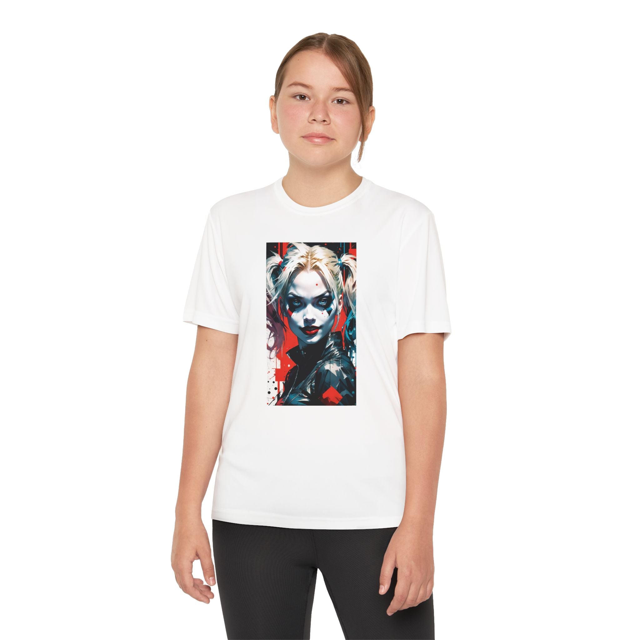 Superhero Youth T-Shirt Sports Graphic Tee, Cool Athletic Shirt for Kids