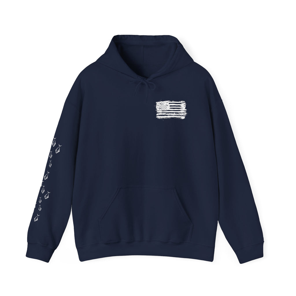 Fishing Patriotic Hoodie | Fishing Flag Hoodie, American Fishing Sweatshirt