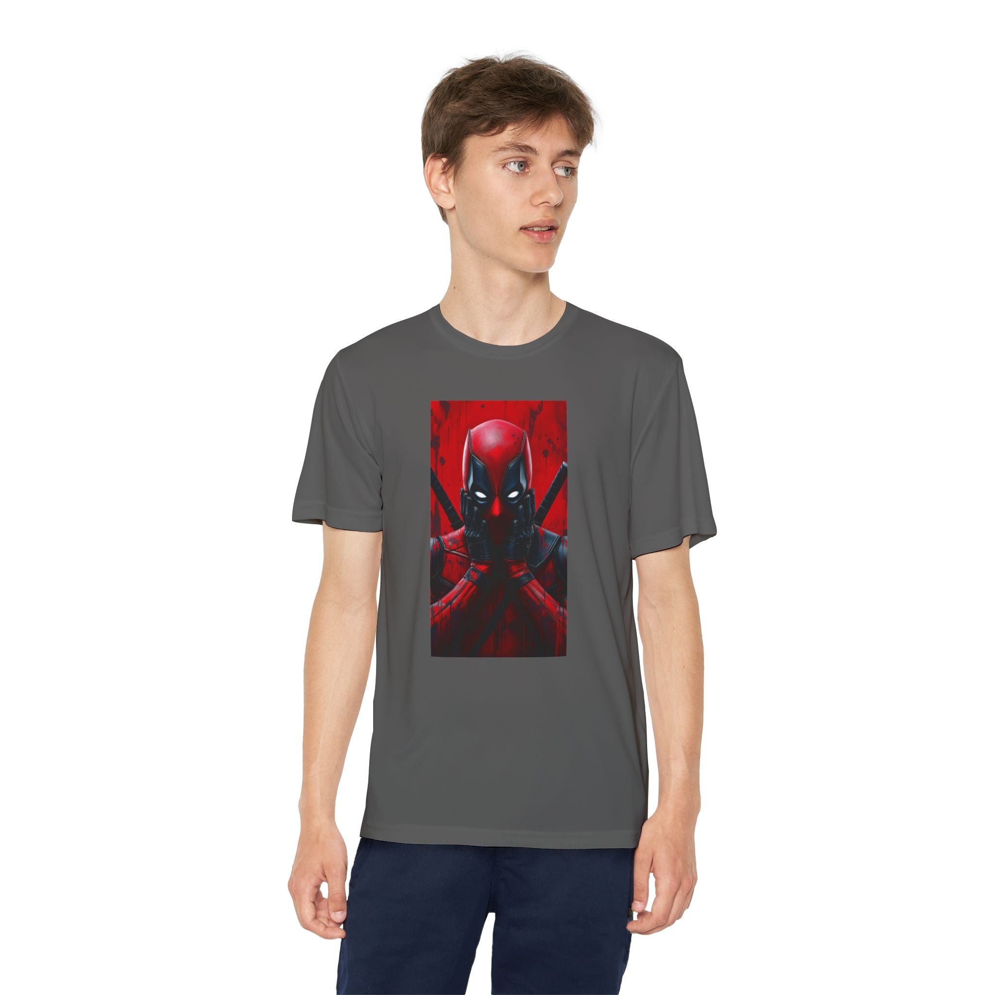 Deadpool Superhero Marvel Patriotic, Kids Graphic T-Shirt, Boys Hero Top, Girls Comic Book Clothing, Birthday