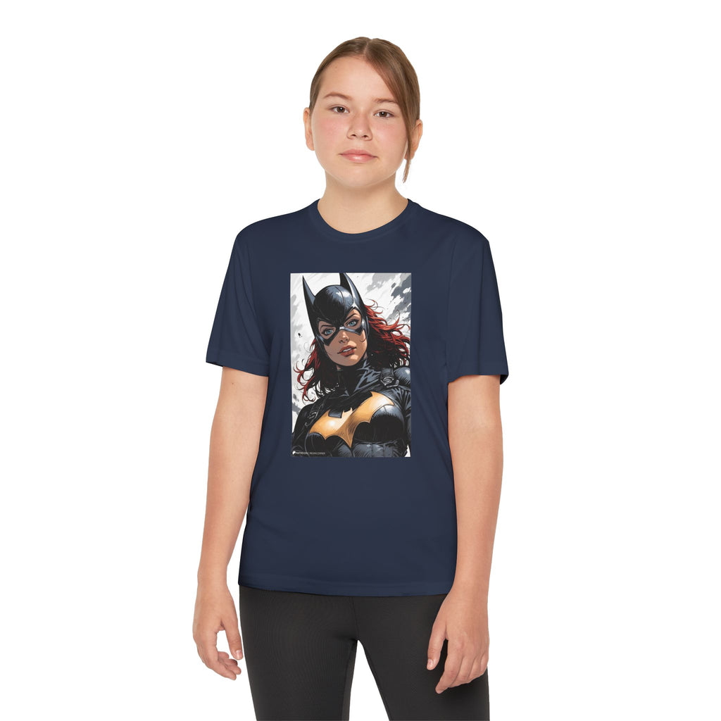 Superhero Youth T-Shirt Sports Graphic Tee, Cool Athletic Shirt for Kids