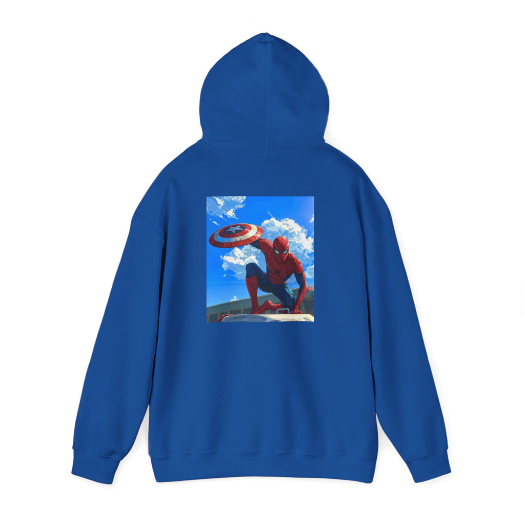 Hooded Sweatshirt - Spiderman Design