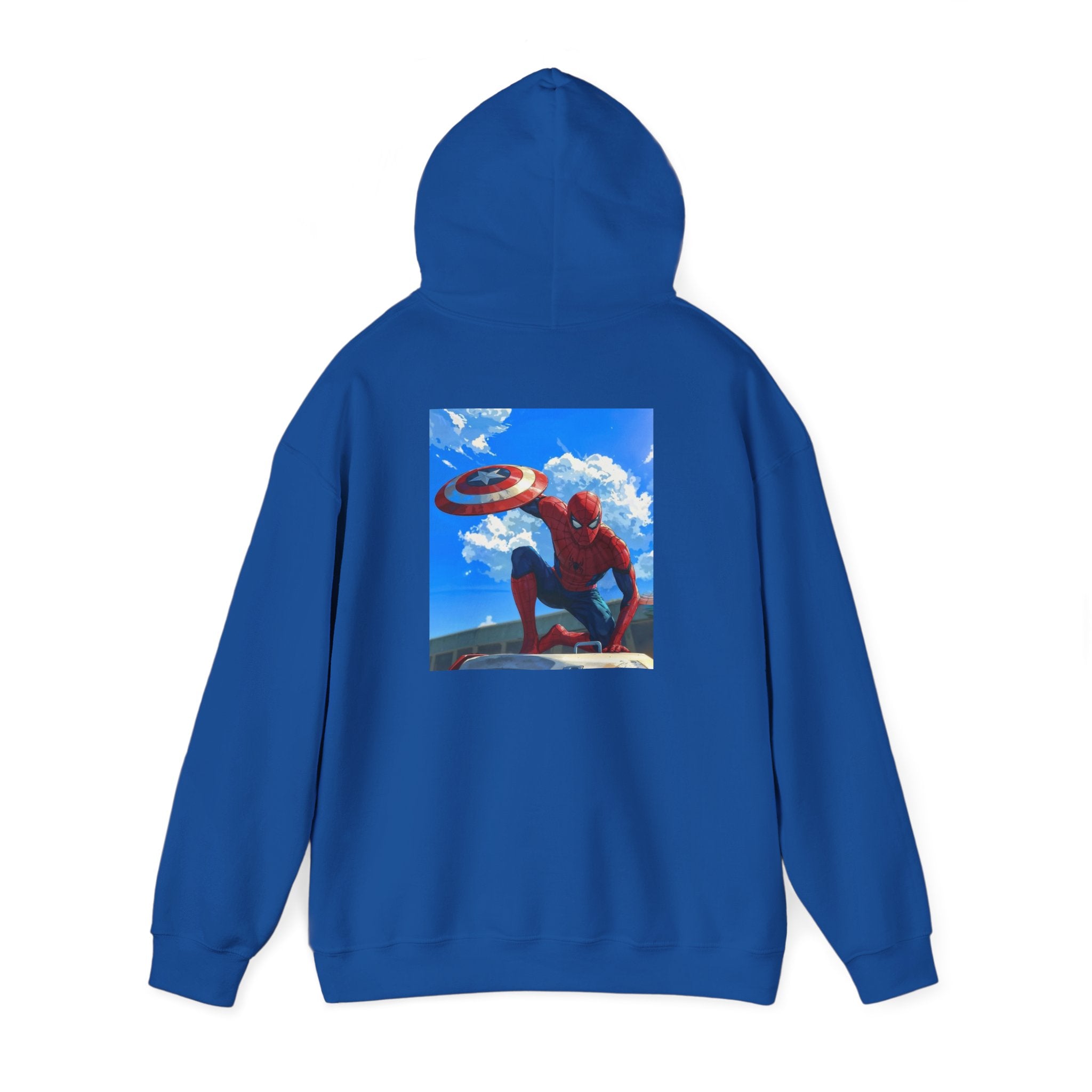 Hooded Sweatshirt - Spiderman Design