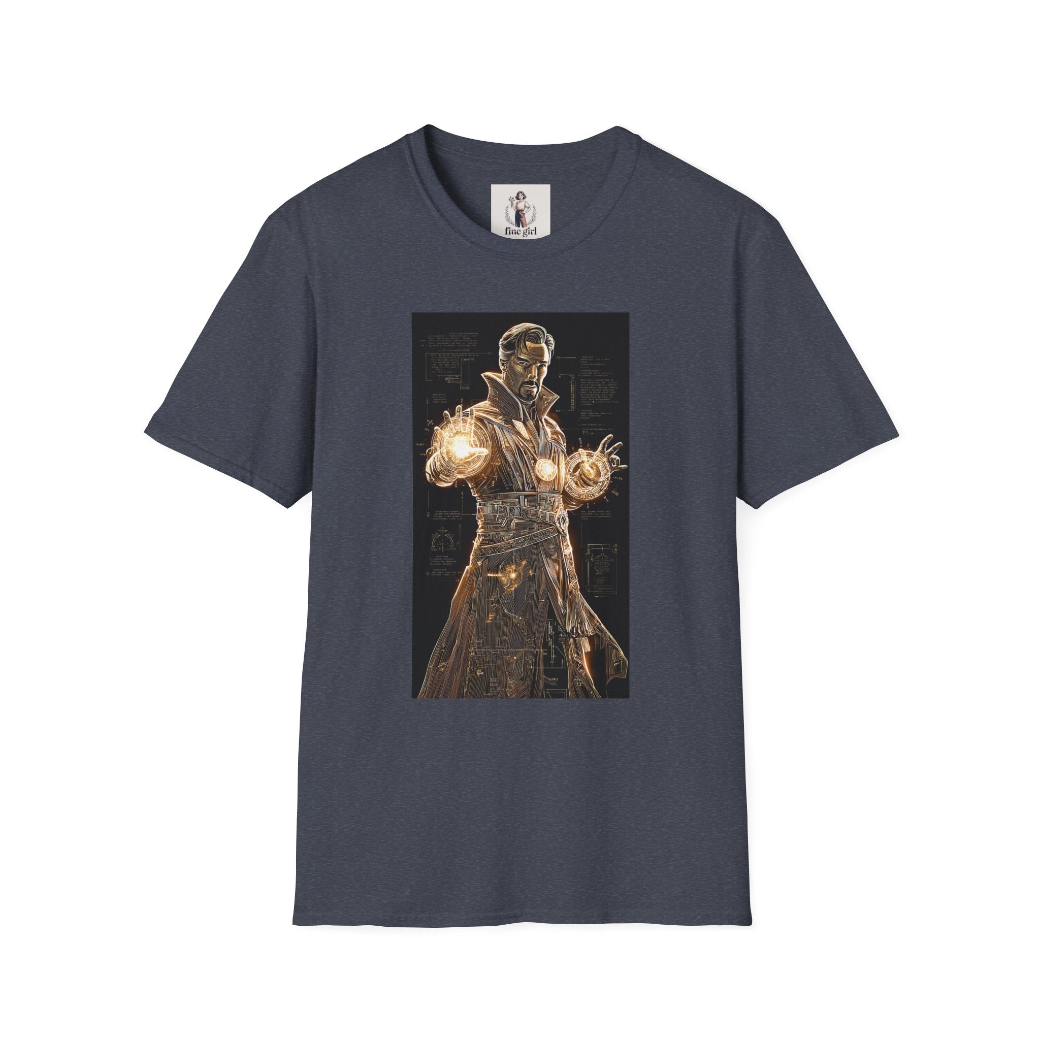 Dr Strange Superhero Marvel Unisex Softstyle T-Shirt, Comic Book Tee, Geeky Clothing, Cosplay Costume Top