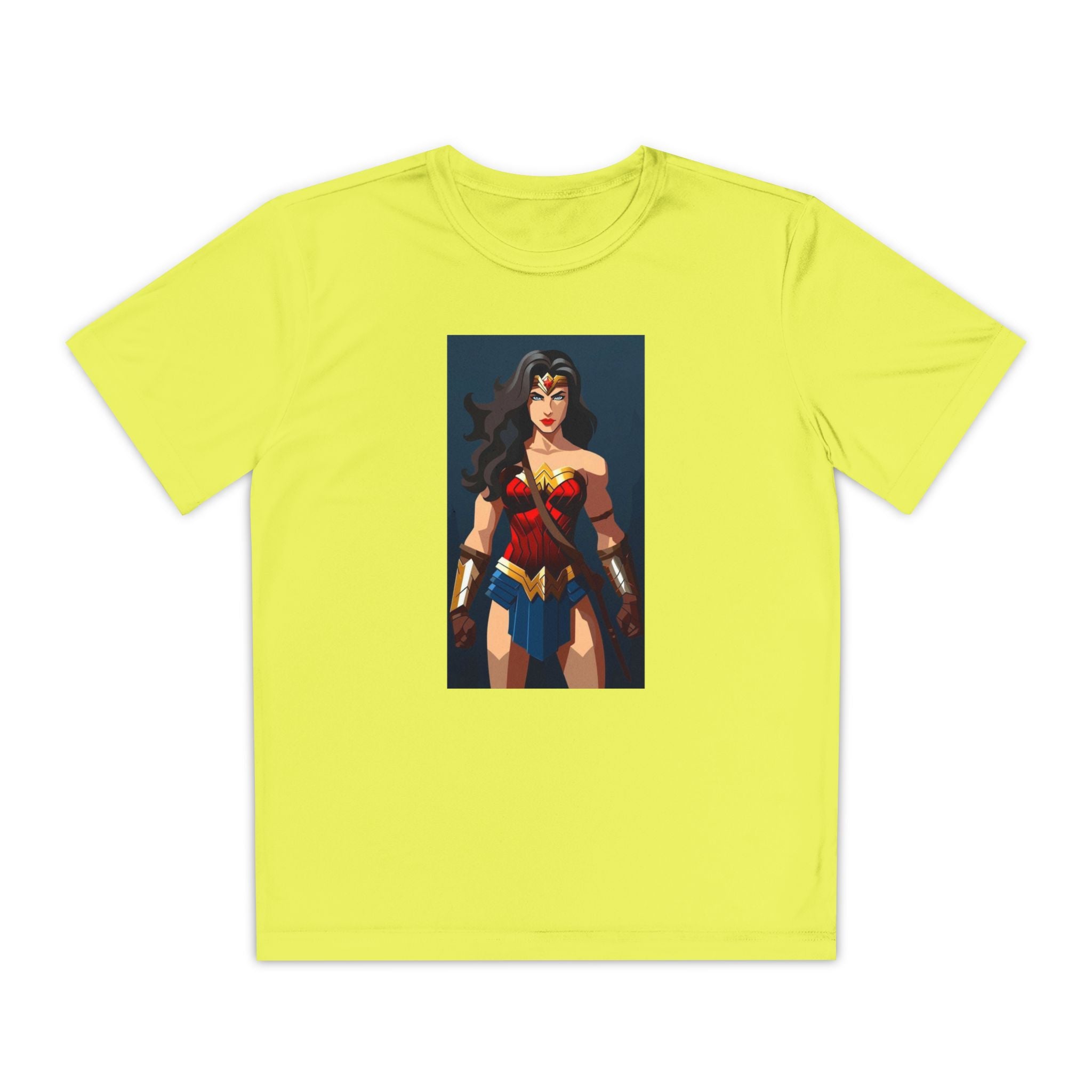 Superhero Youth T-Shirt Sports Graphic Tee, Cool Athletic Shirt for Kids