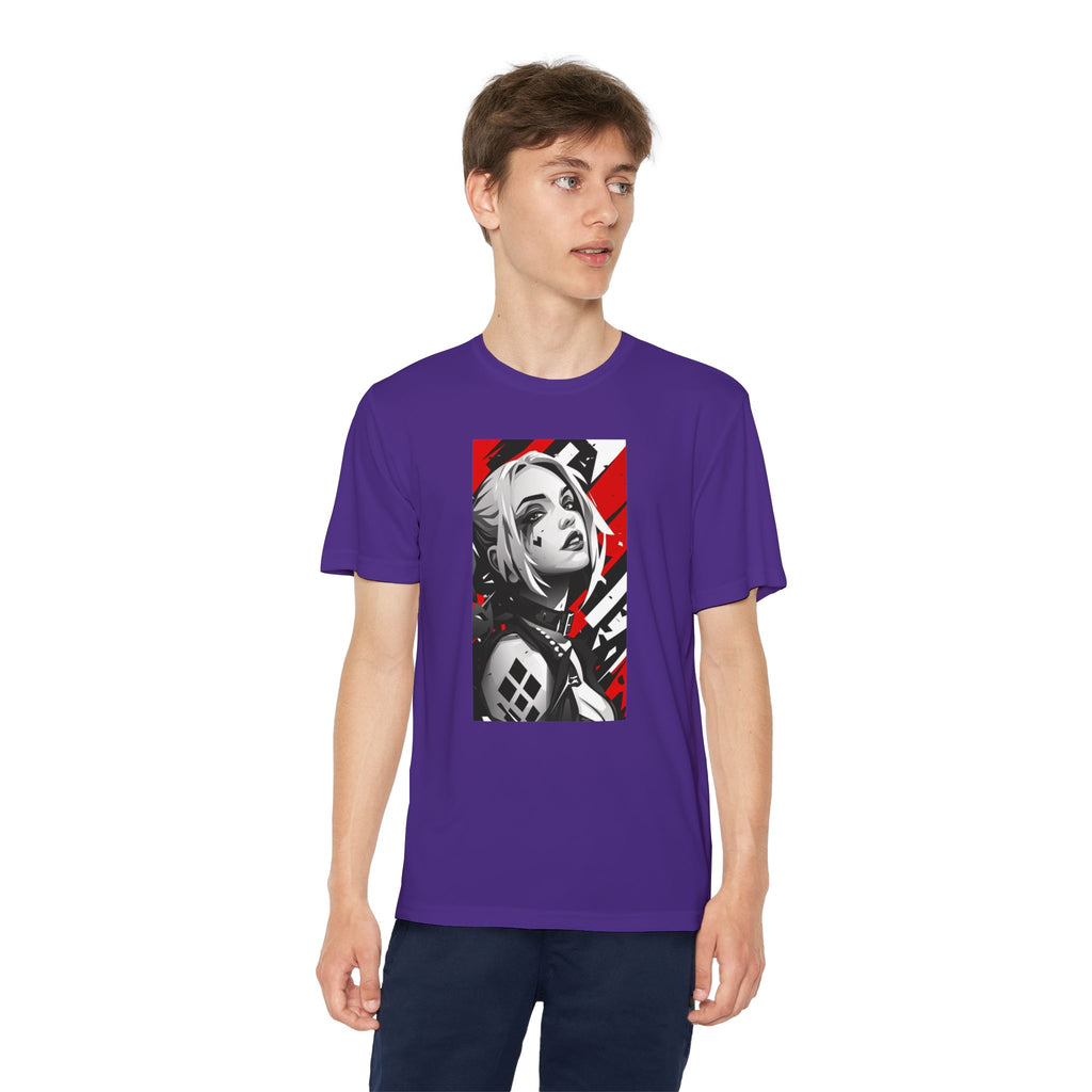 Superhero Youth T-Shirt Sports Graphic Tee, Cool Athletic Shirt for Kids