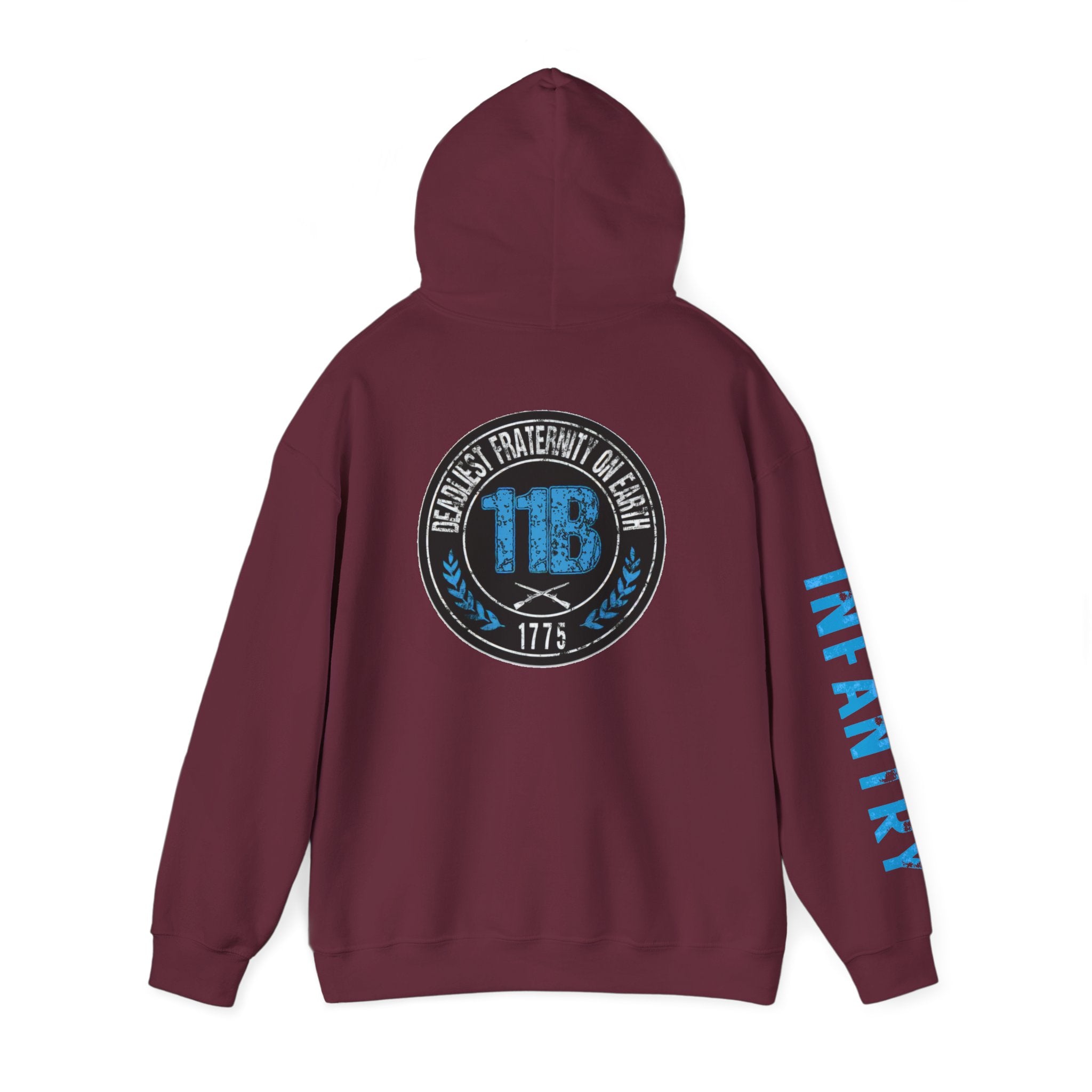 Hooded Sweatshirt - 11B (Infantry) Design