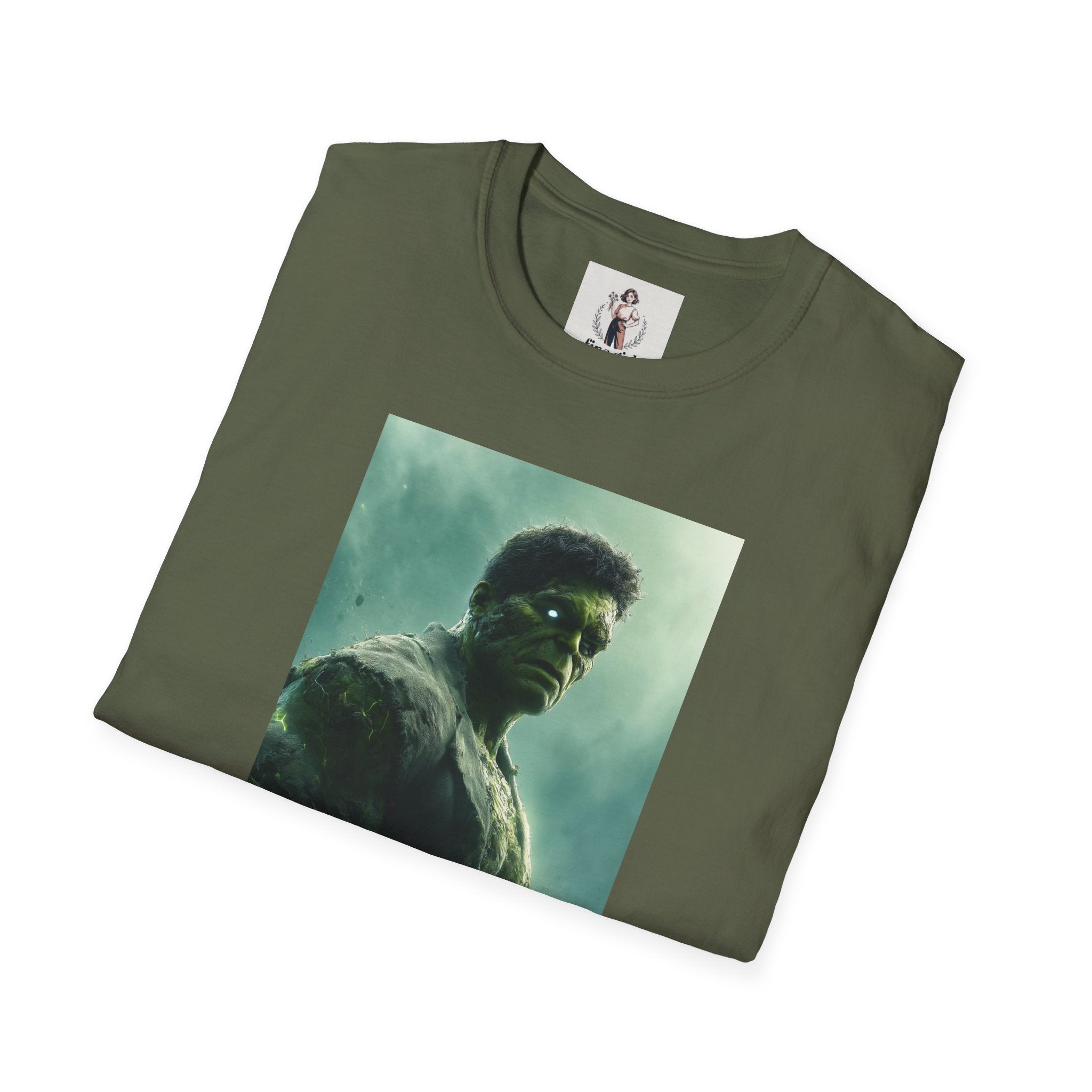 The Incredible Hulk Superhero Marvel Unisex Softstyle T-Shirt, Comic Book Tee, Geeky Clothing, Cosplay Costume Top