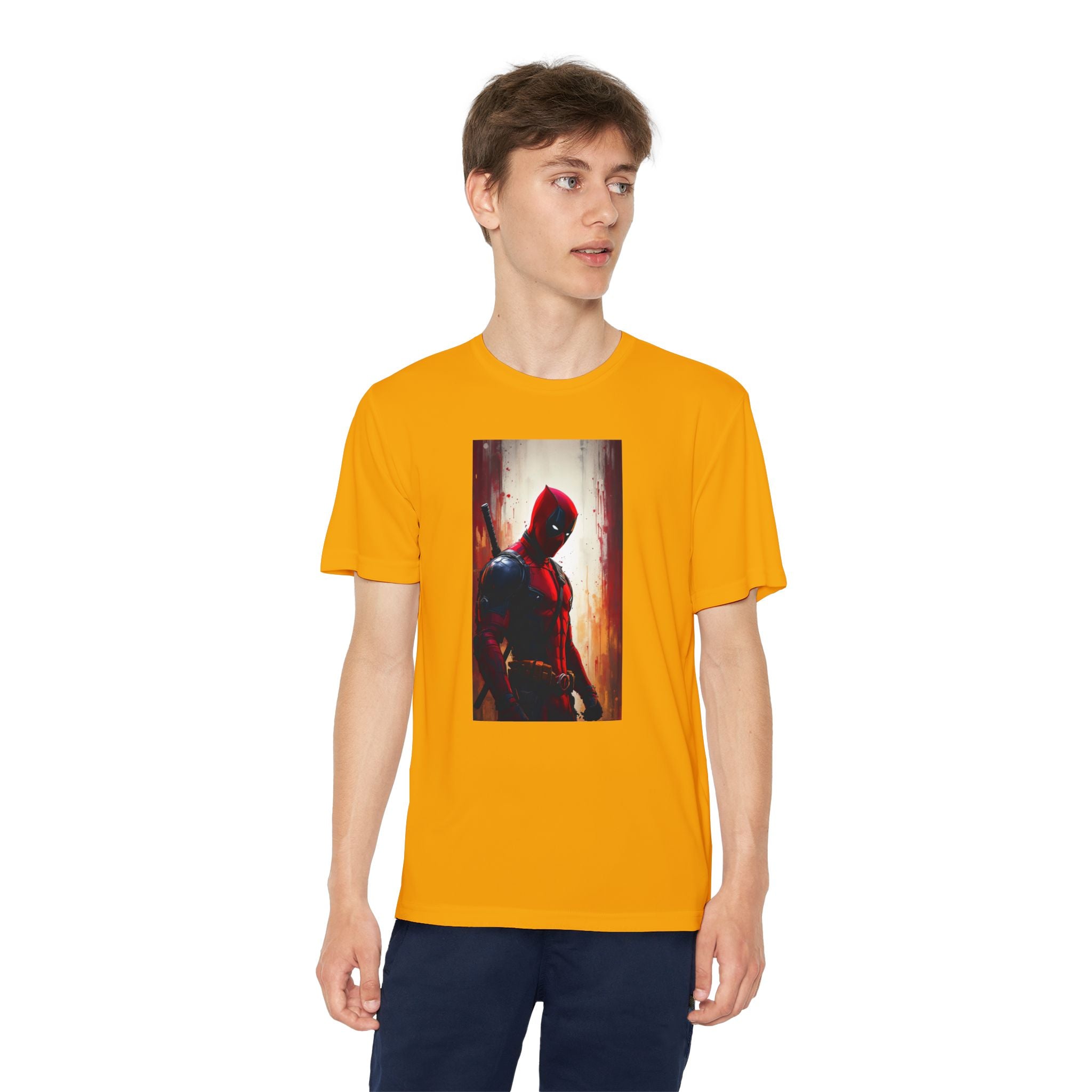 Deadpool Superhero Marvel Patriotic, Kids Graphic T-Shirt, Boys Hero Top, Girls Comic Book Clothing, Birthday