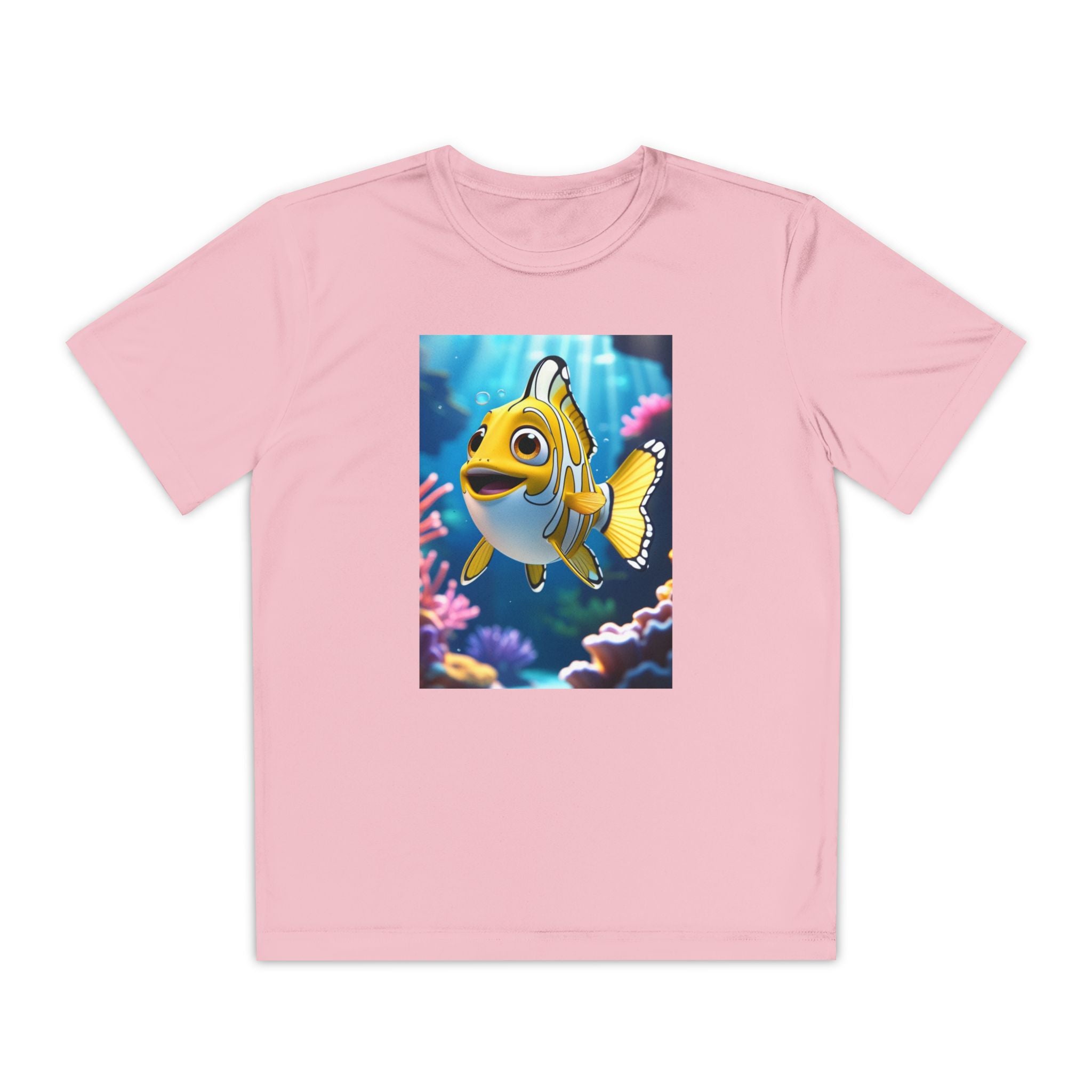 Nemo Fish Ocean Youth T-Shirt - Underwater Kids Tee, Finding Nemo Shirt, Beach Vacation Clothing, Ocean Lover Gift, Fish Theme Top
