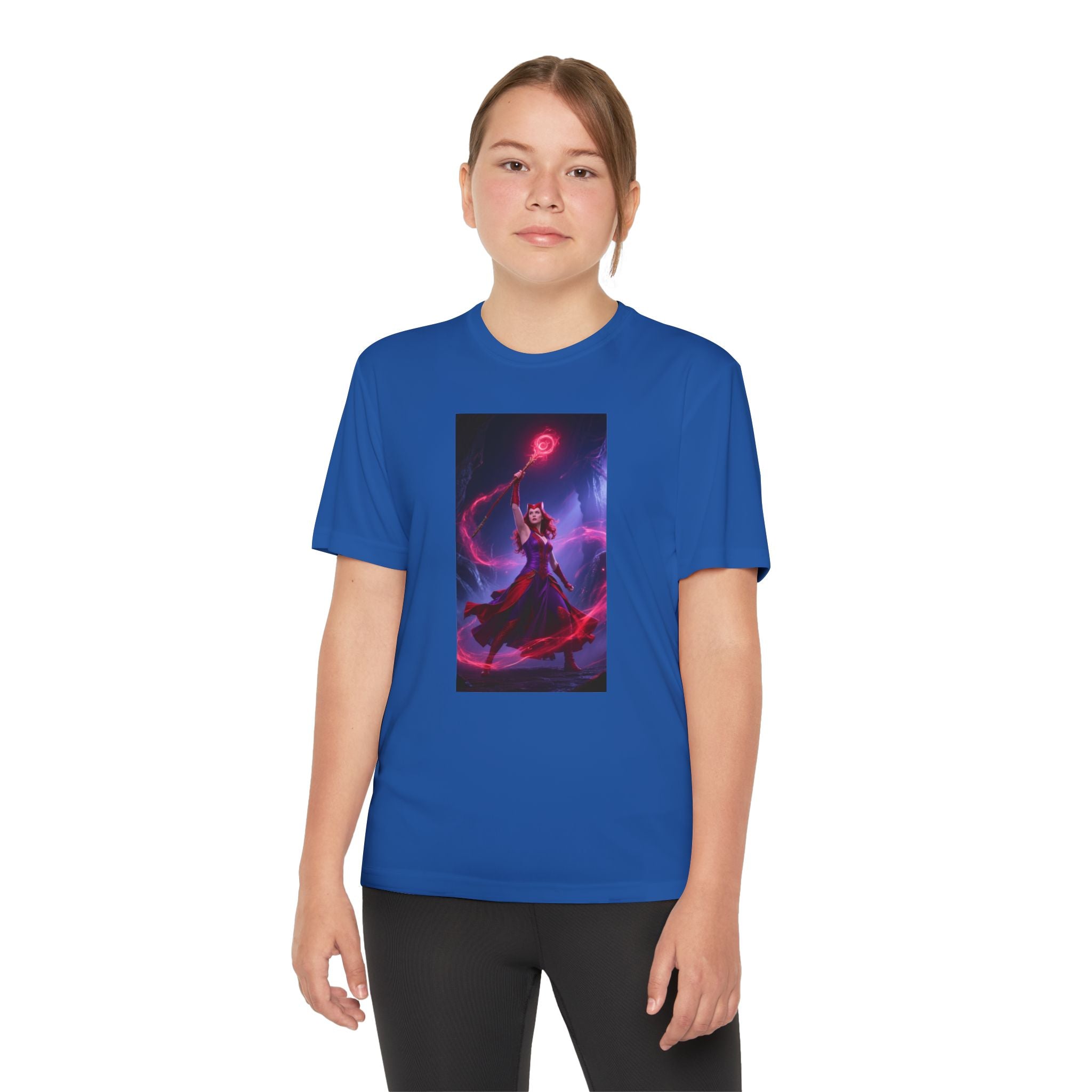 Superhero Youth T-Shirt Sports Graphic Tee, Cool Athletic Shirt for Kids