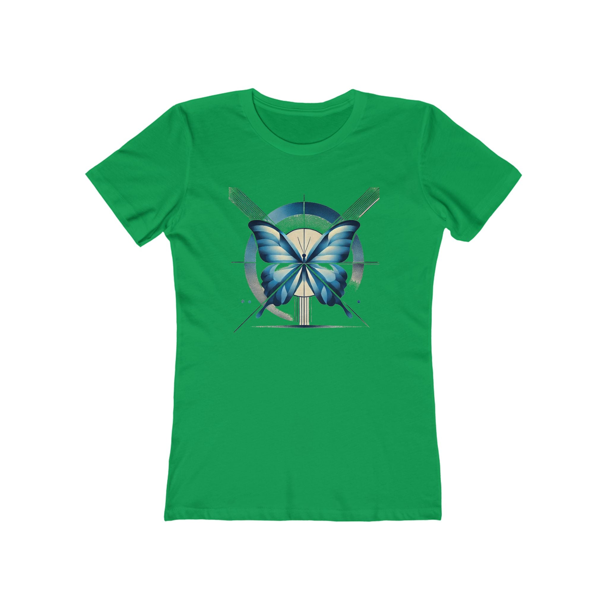 Butterffy Chic Women's Boyfriend Tee, Casual Outfits, Gift for Her, Weekend Wear, Trendy Style, Everyday Comfort