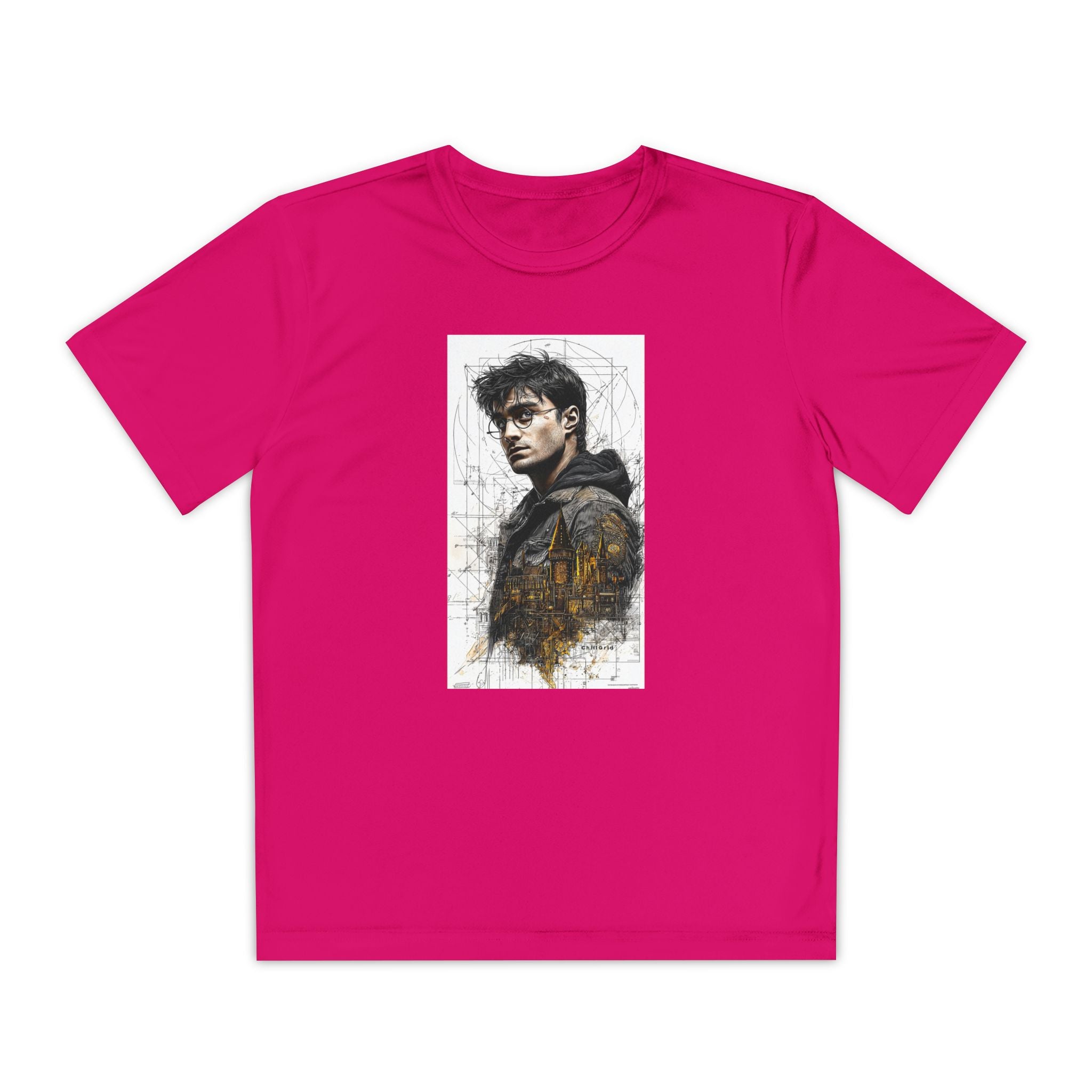 Youth Competitor Tee - Harry Potter, Wizard School Shirt, Magical Kids Top, Hogwarts Fan Gift, Sorcerer's Stone T-Shirt