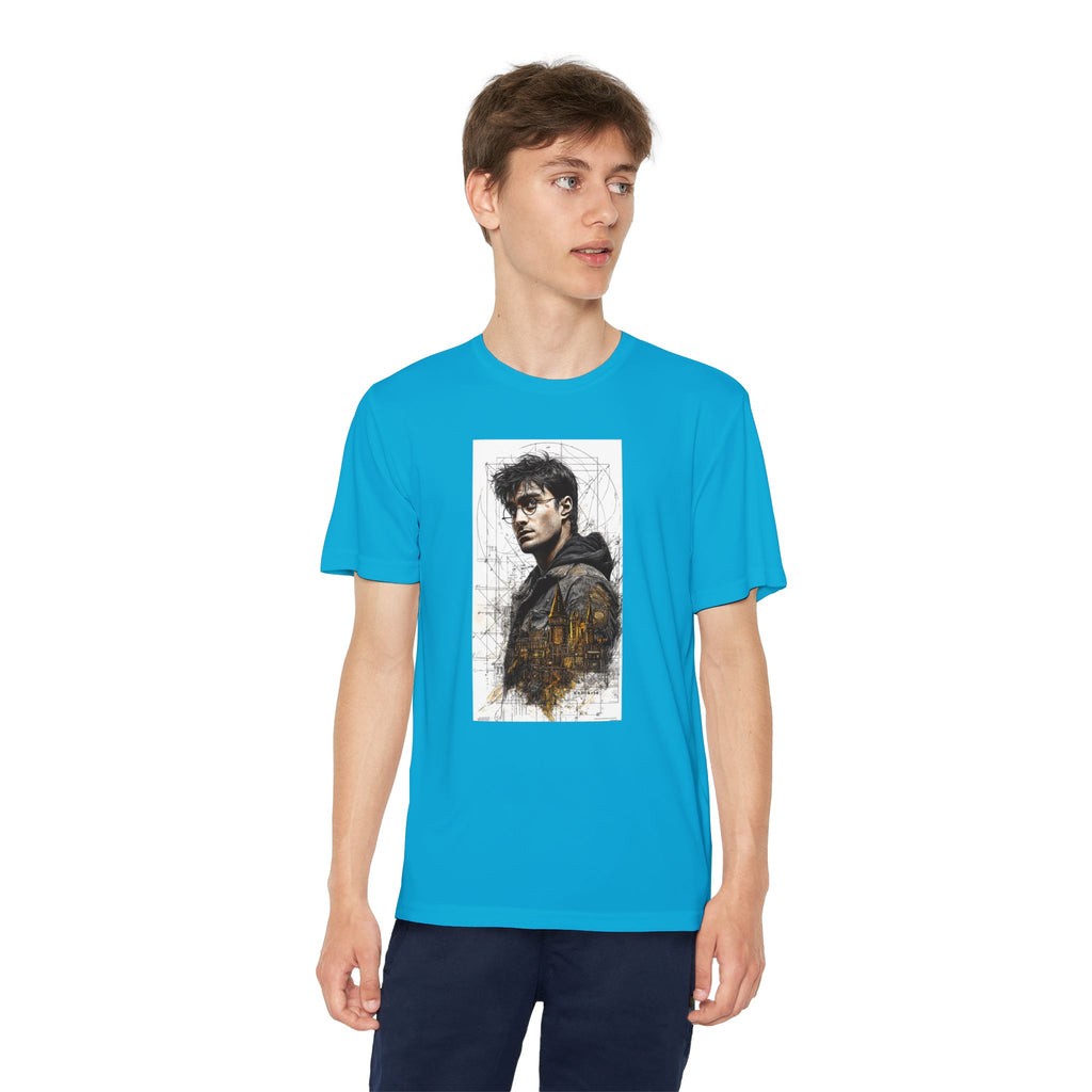 Youth Competitor Tee - Harry Potter, Wizard School Shirt, Magical Kids Top, Hogwarts Fan Gift, Sorcerer's Stone T-Shirt