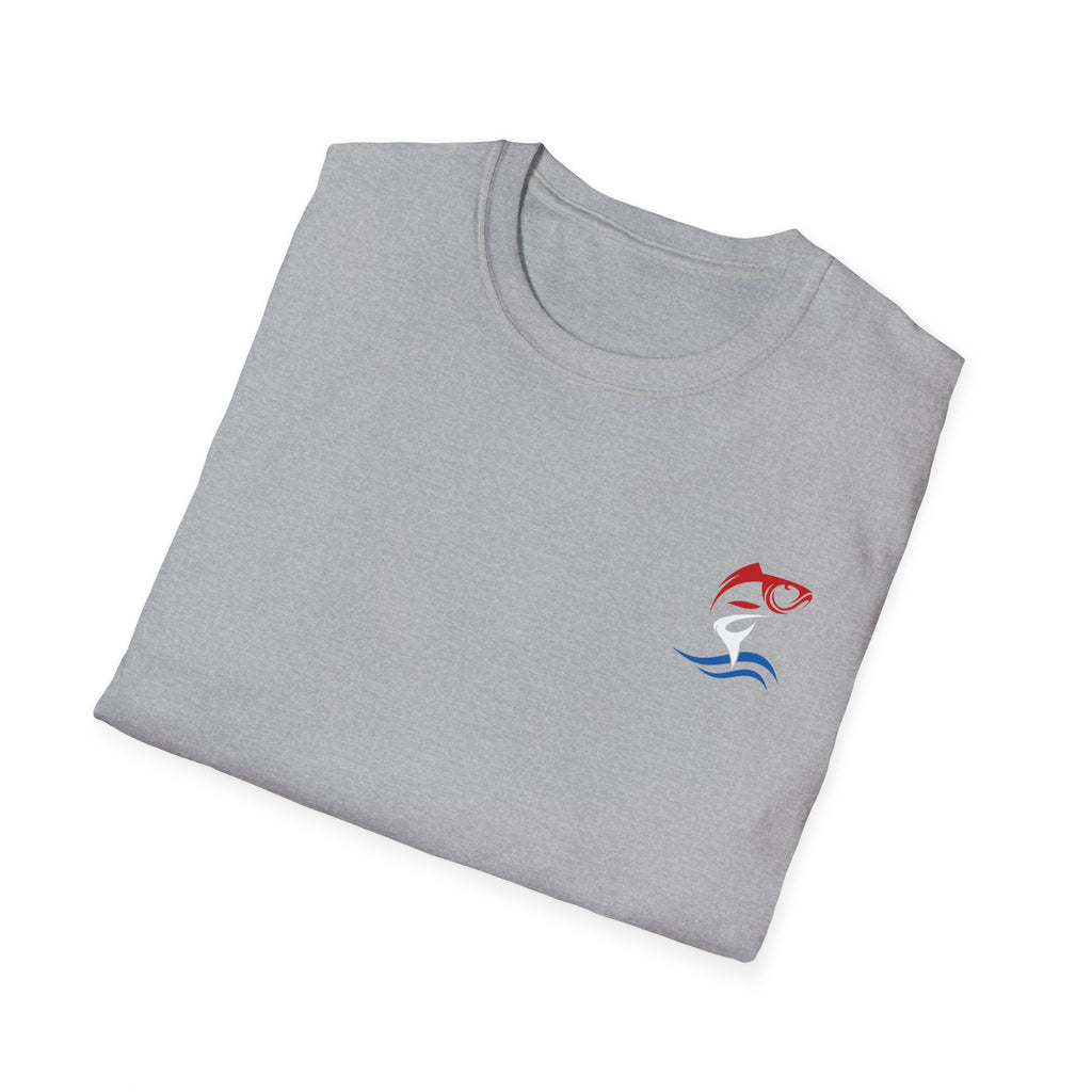 Patriotic Fishing Tshirt, American Flag Tee, 4th of July Shirt, USA Independence Day Top, Patriotic Graphic Tee, Unisex Patriotic