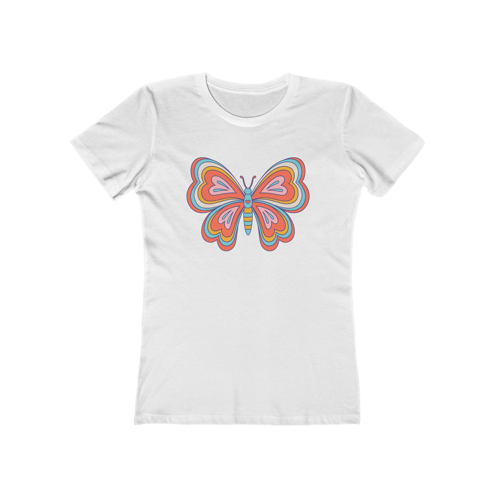 Butterfly Women's Tshirt, Butterfly Graphic Tee, Women's Butterfly Shirt, Butterfly Print Shirt, Boho Butterfly Tee
