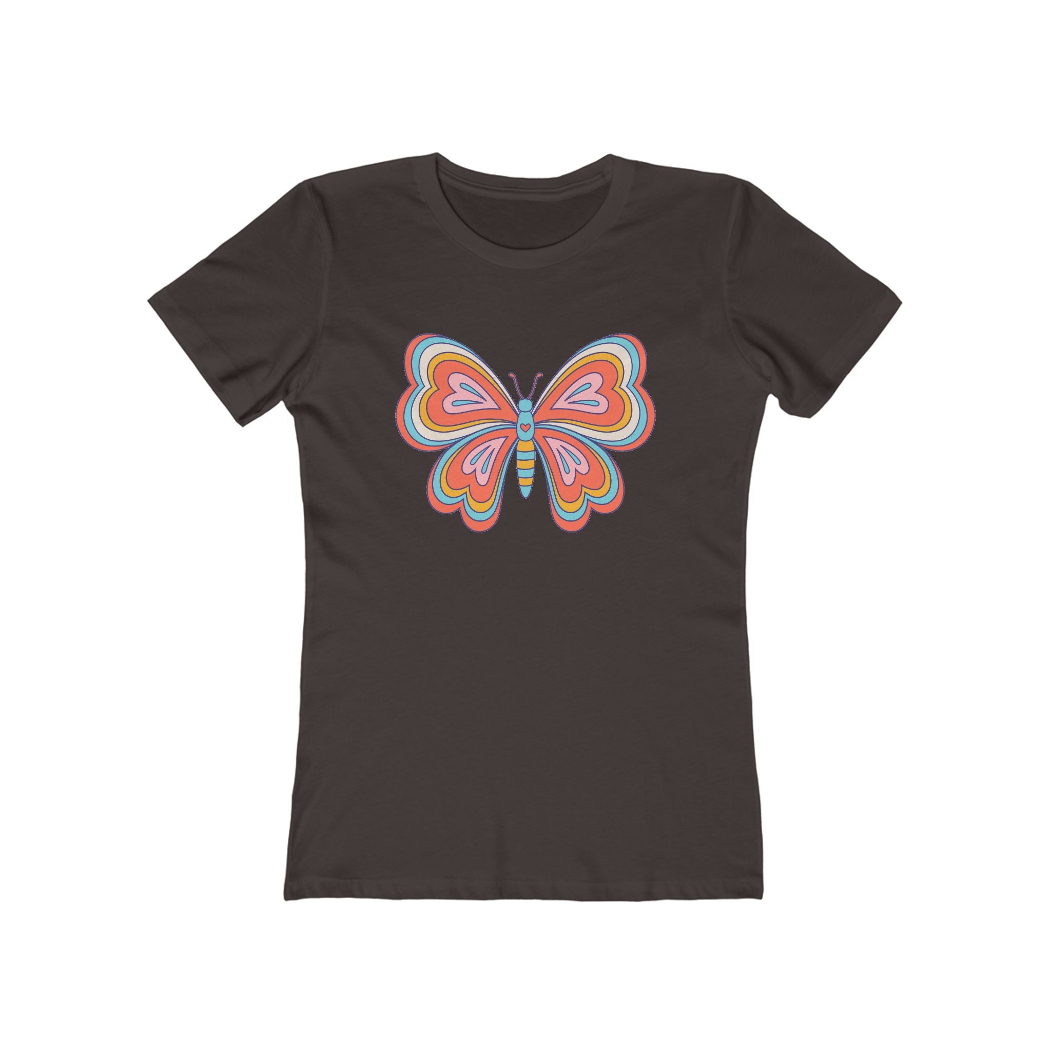 Butterfly Women's Tshirt, Butterfly Graphic Tee, Women's Butterfly Shirt, Butterfly Print Shirt, Boho Butterfly Tee