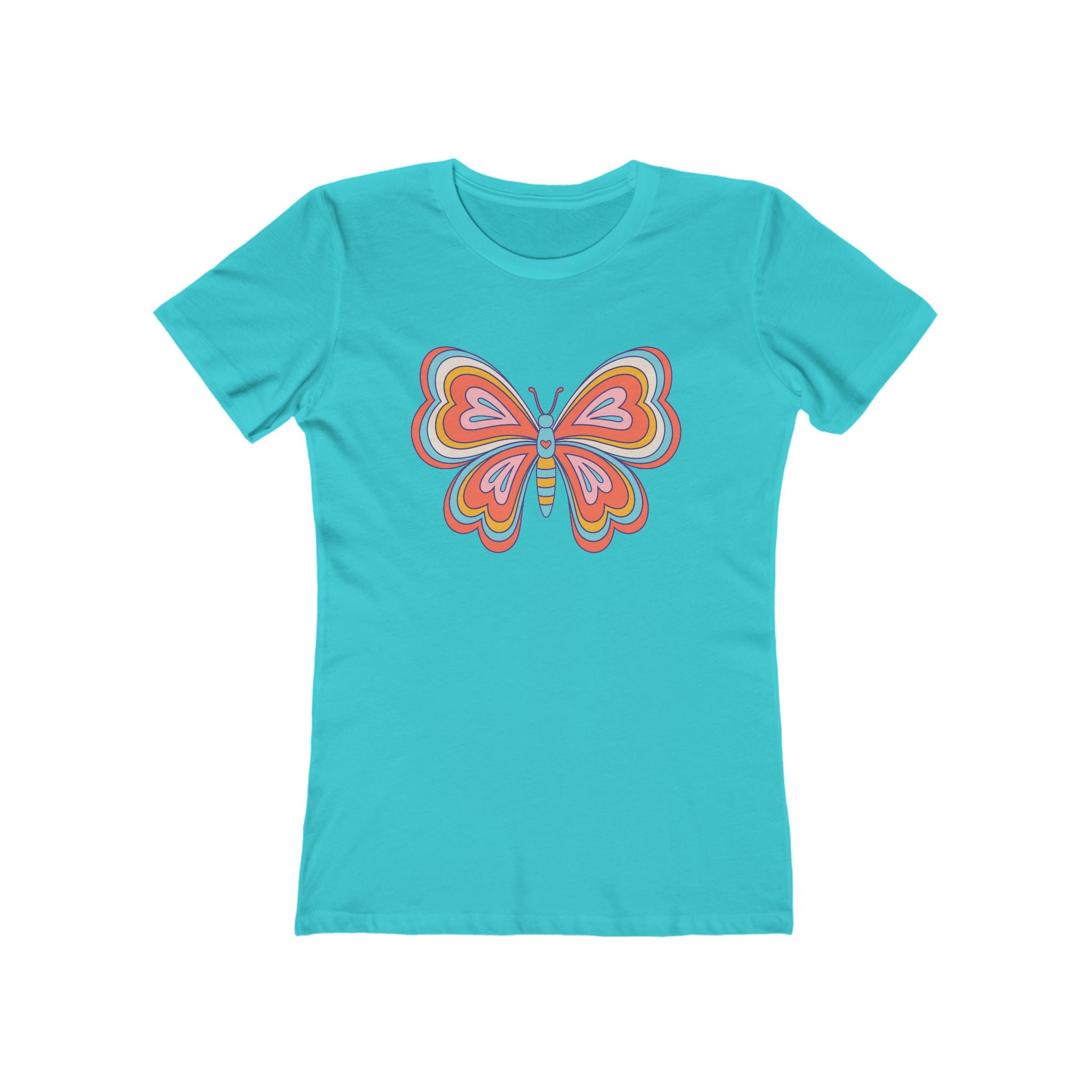 Butterfly Women's Tshirt, Butterfly Graphic Tee, Women's Butterfly Shirt, Butterfly Print Shirt, Boho Butterfly Tee
